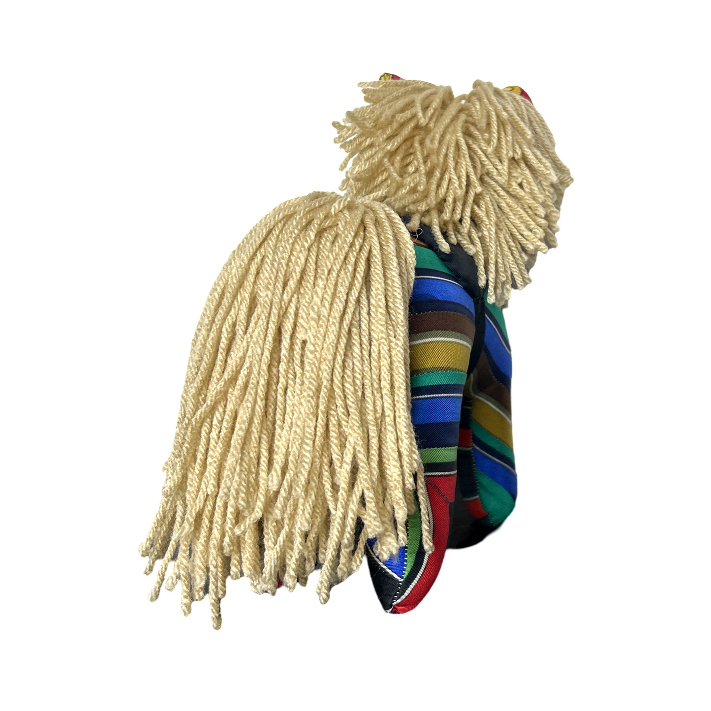 Couvertures et Tenues du Jour Vintage Silk Scarf Patchwork Pony