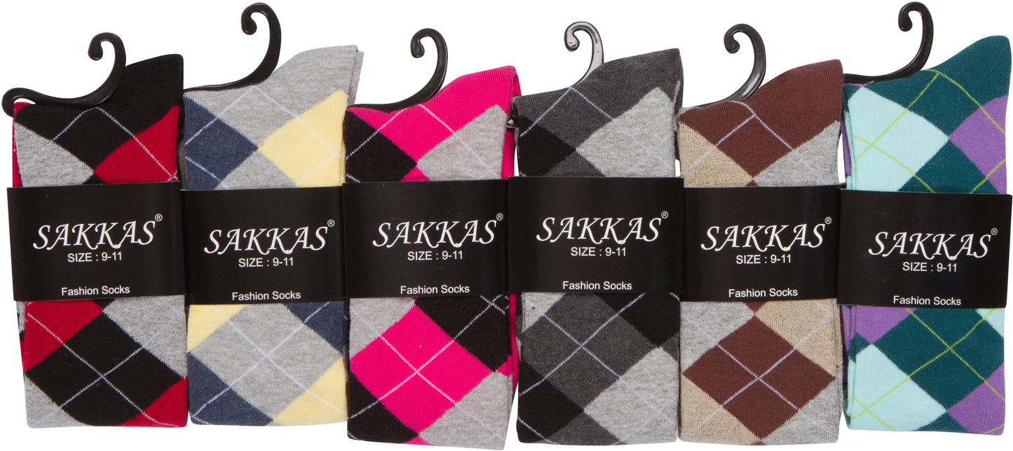 Sakkas Women's Cotton Blend Knee High Socks Assorted Pack - Concordia Style Boutique