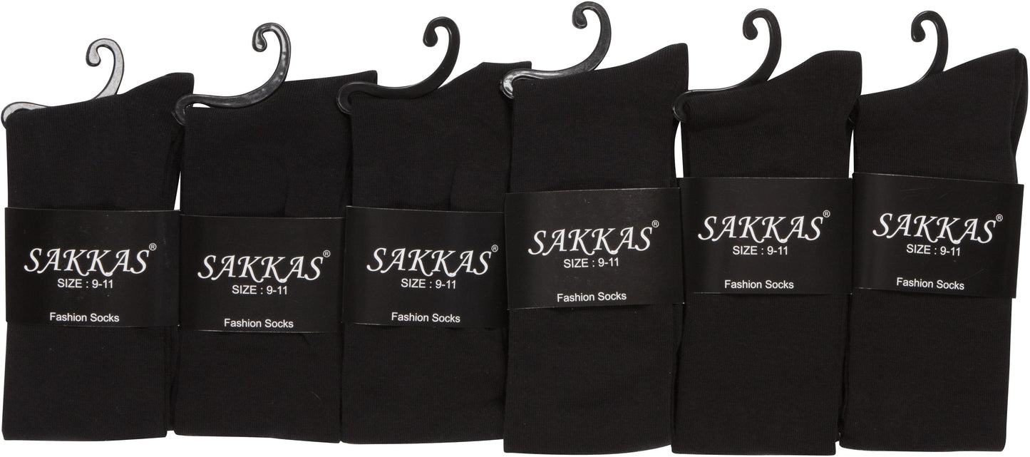 Sakkas Women's Cotton Blend Knee High Socks Assorted Pack - Concordia Style Boutique