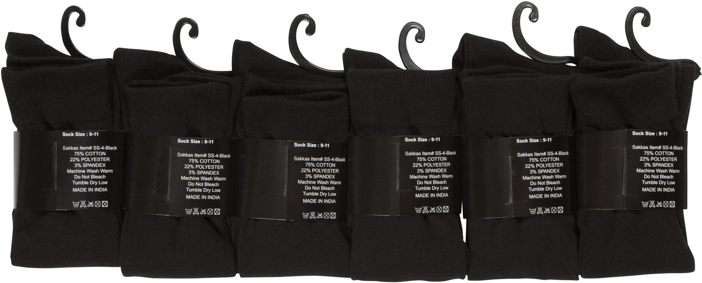 Sakkas Women's Cotton Blend Knee High Socks Assorted Pack - Concordia Style Boutique