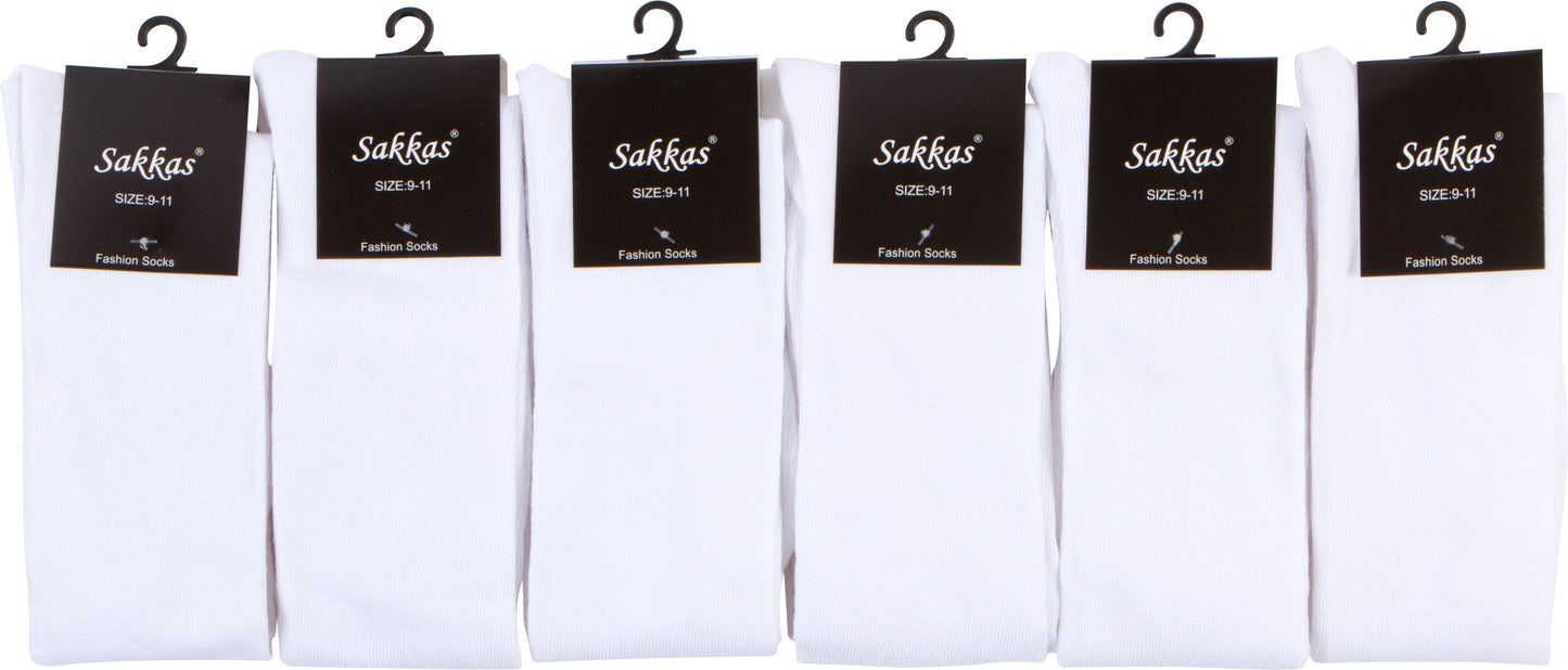 Sakkas Women's Cotton Blend Knee High Socks Assorted Pack - Concordia Style Boutique