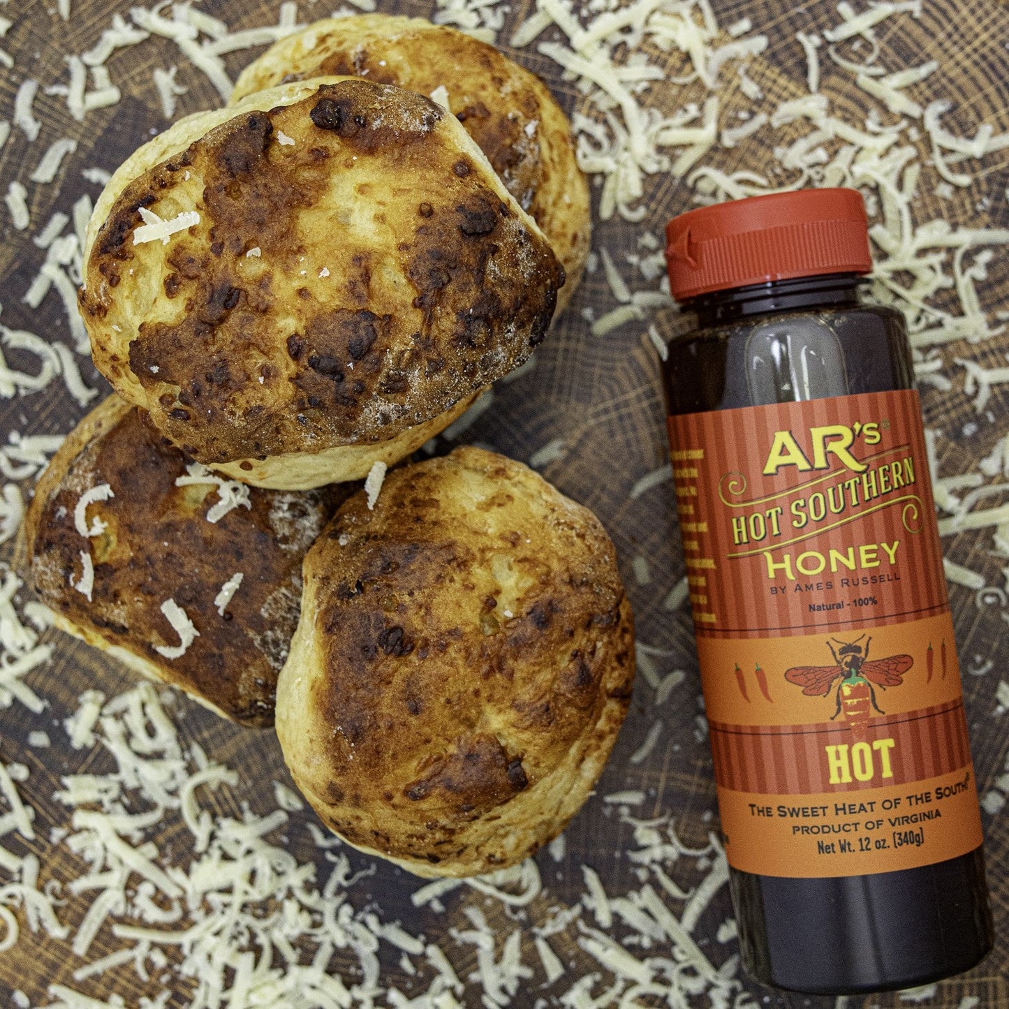 Hot Southern Honey Dubliner Irish Cheese Scones - Concordia Style Boutique