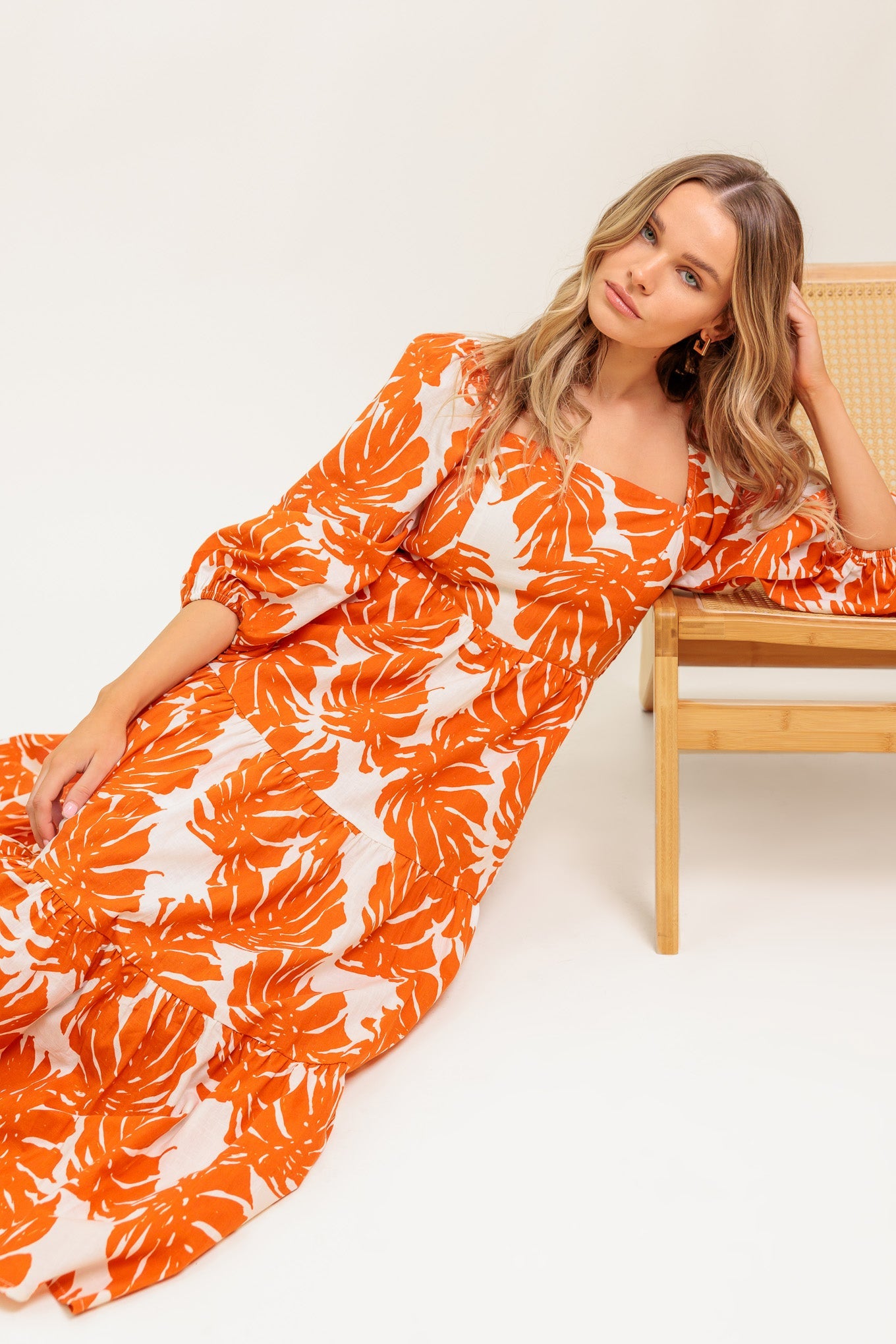 ALL THE DRAMA WOVEN MIDI DRESS - Concordia Style Boutique