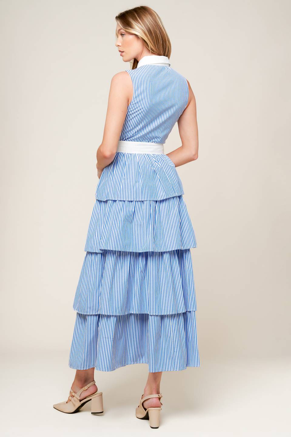 A TOUCH OF GRACE WOVEN MIDI DRESS - Concordia Style Boutique
