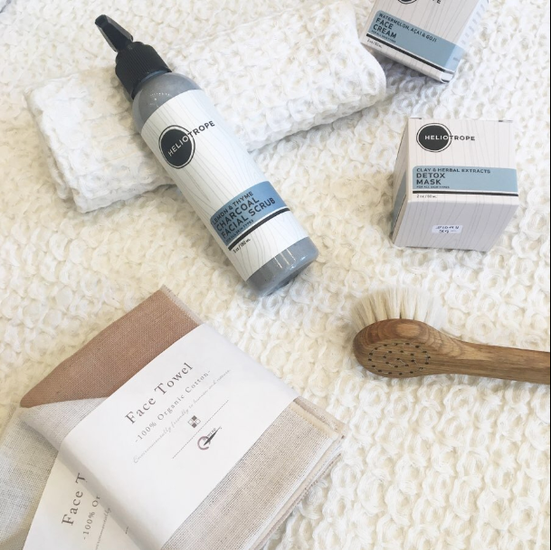 Lemon & Thyme Charcoal Face Scrub - Premium Facial Cleanser from Heliotrope San Francisco - Just $19! Shop now at Concordia Style Boutique
