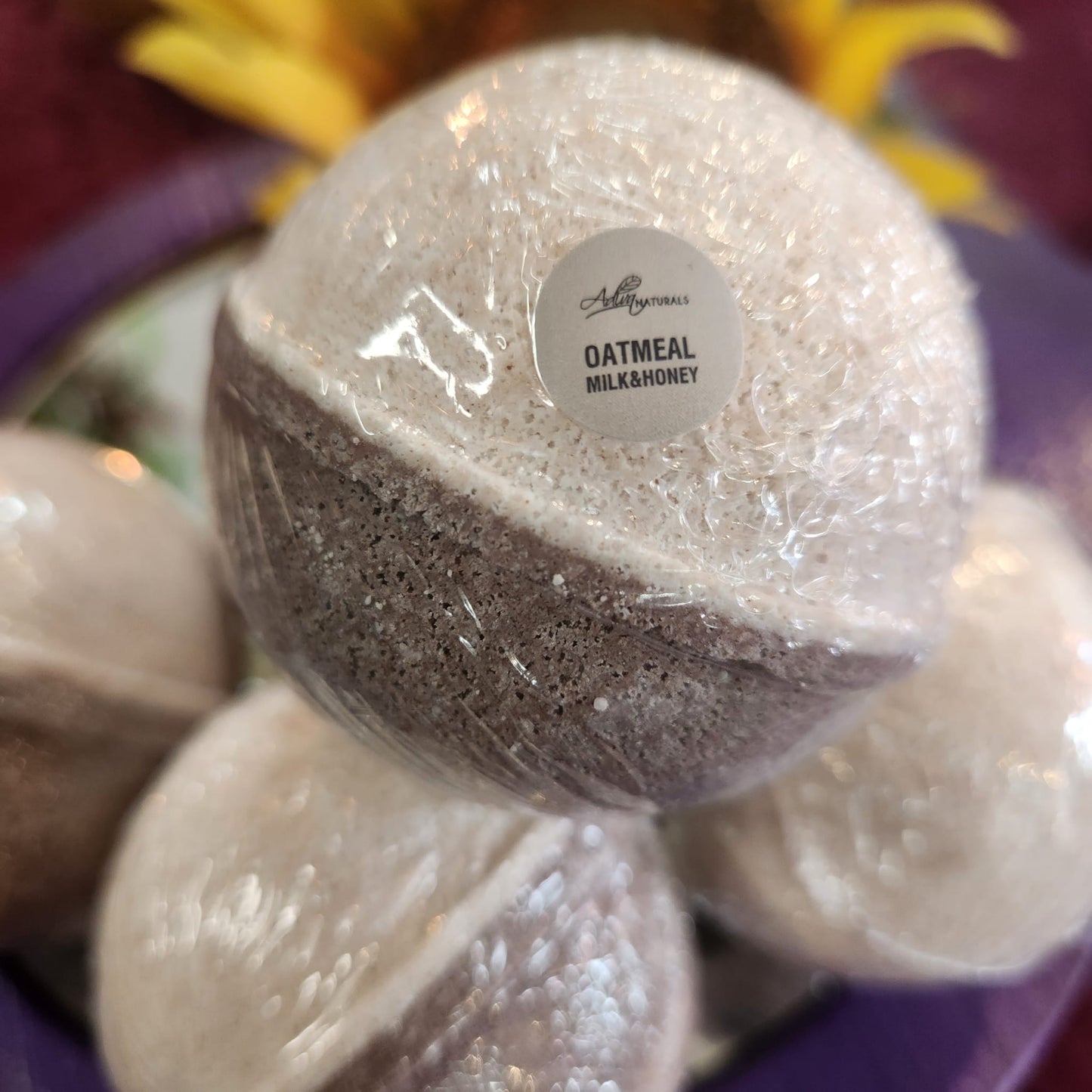 Bath Bomb/Foot Soak - Soothing Oatmeal Milk and Honey