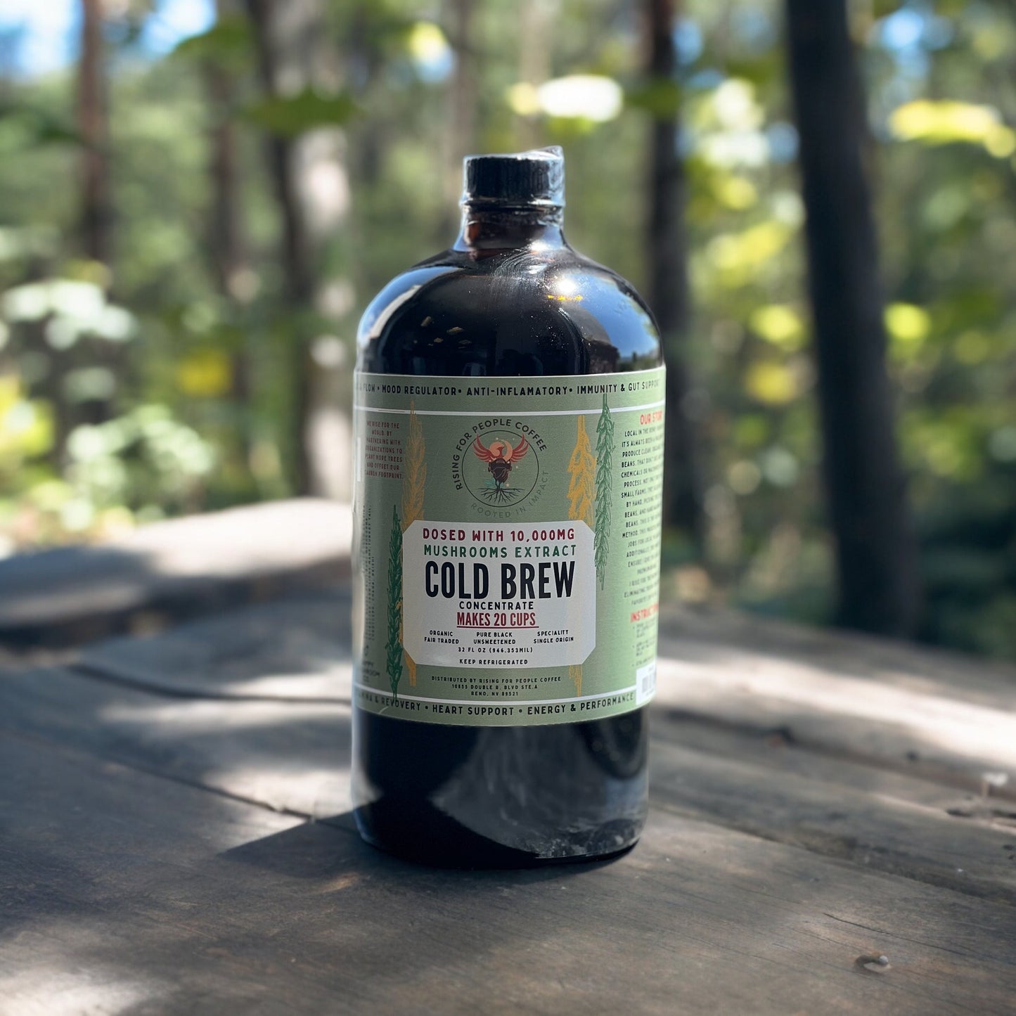 Happy Mushroom concentrated Cold Brew coffee - Concordia Style Boutique