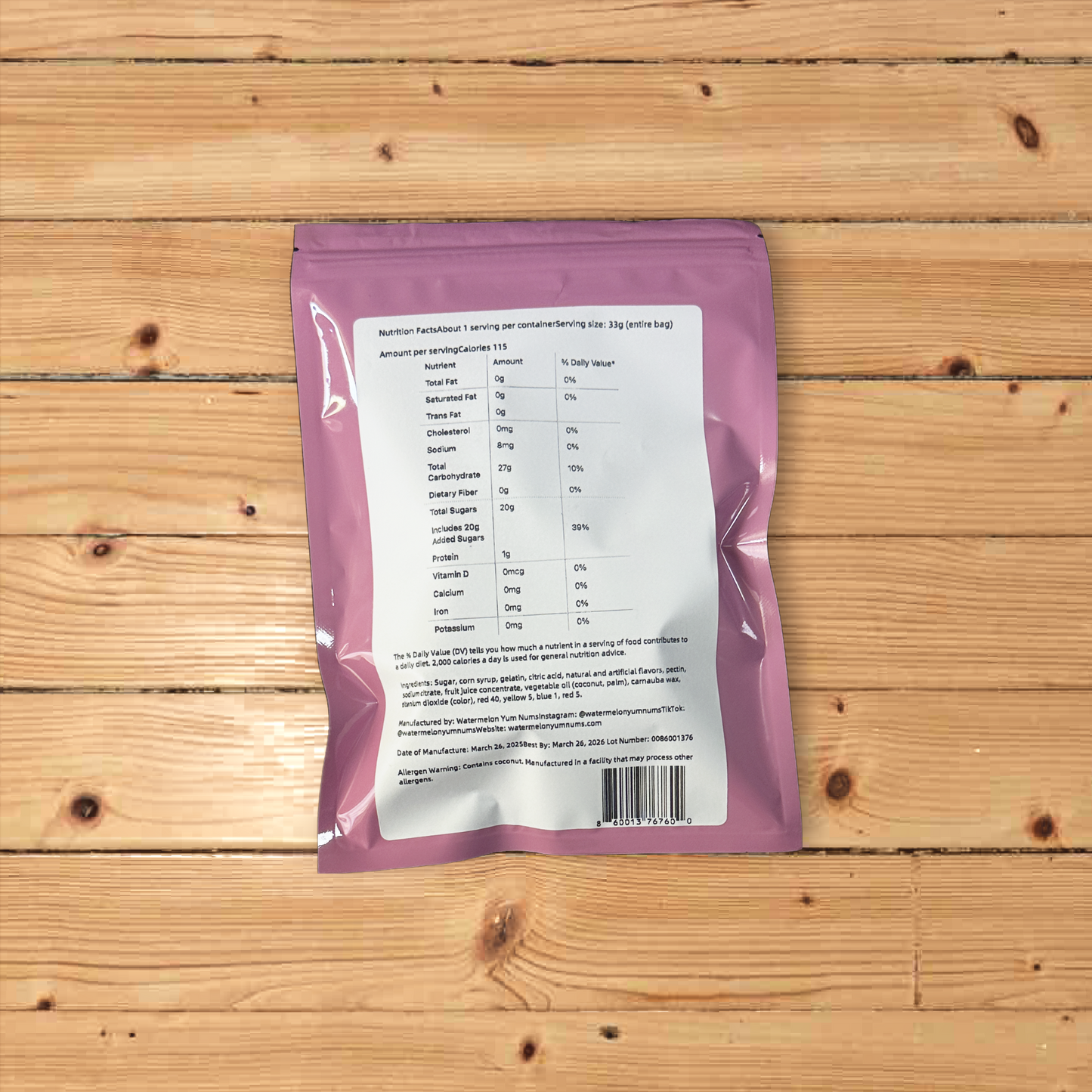 🍉 Watermelon YumNums Freeze-Dried Candy – 3-Pack of Crunchy, Juicy, Handcrafted Goodness - Concordia Style Boutique
