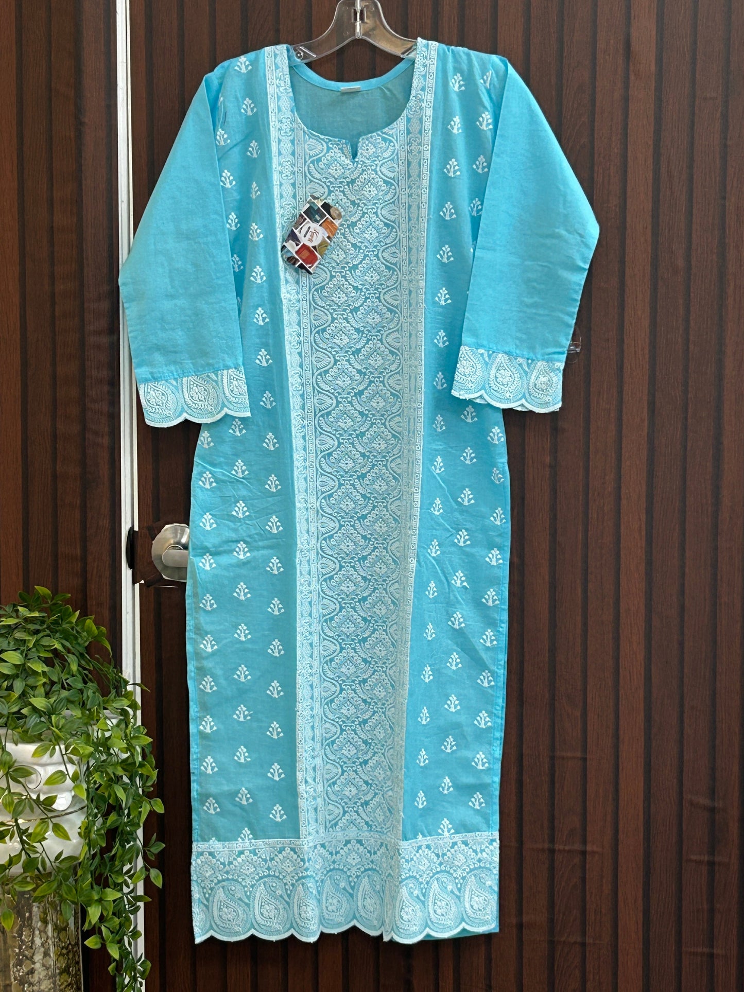 Cotton Chikankari kurti
