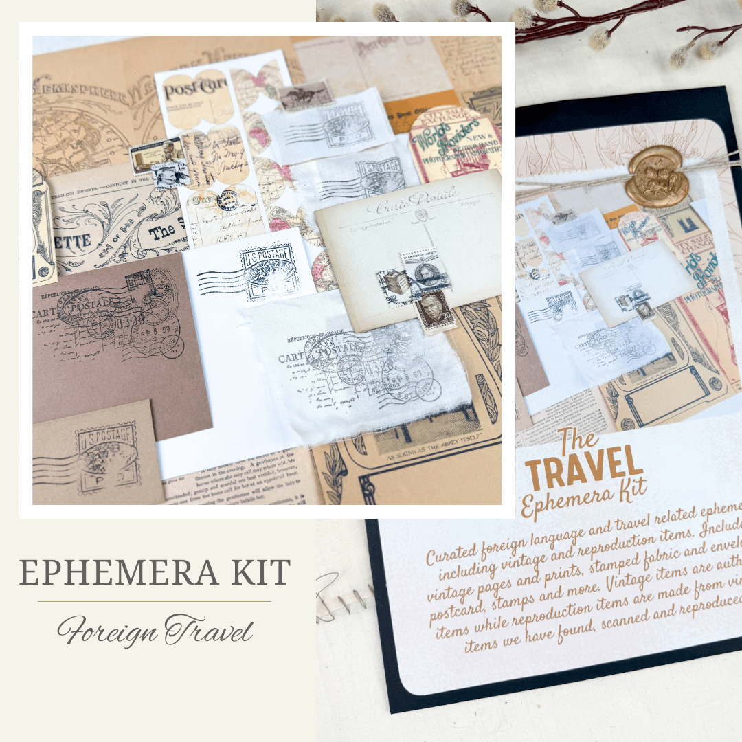 Foreign Travel Ephemera Kit - Concordia Style Boutique
