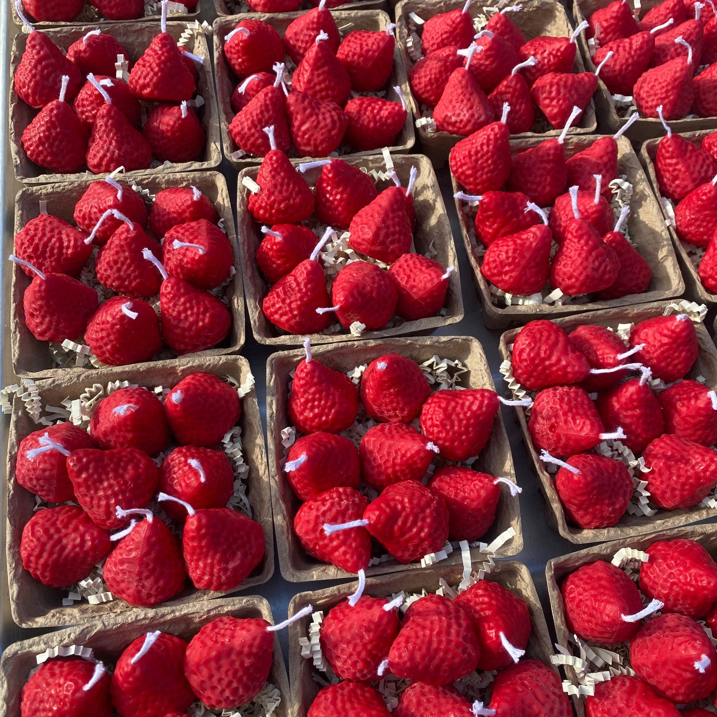 Strawberry Candles - 8 Pack - Concordia Style Boutique