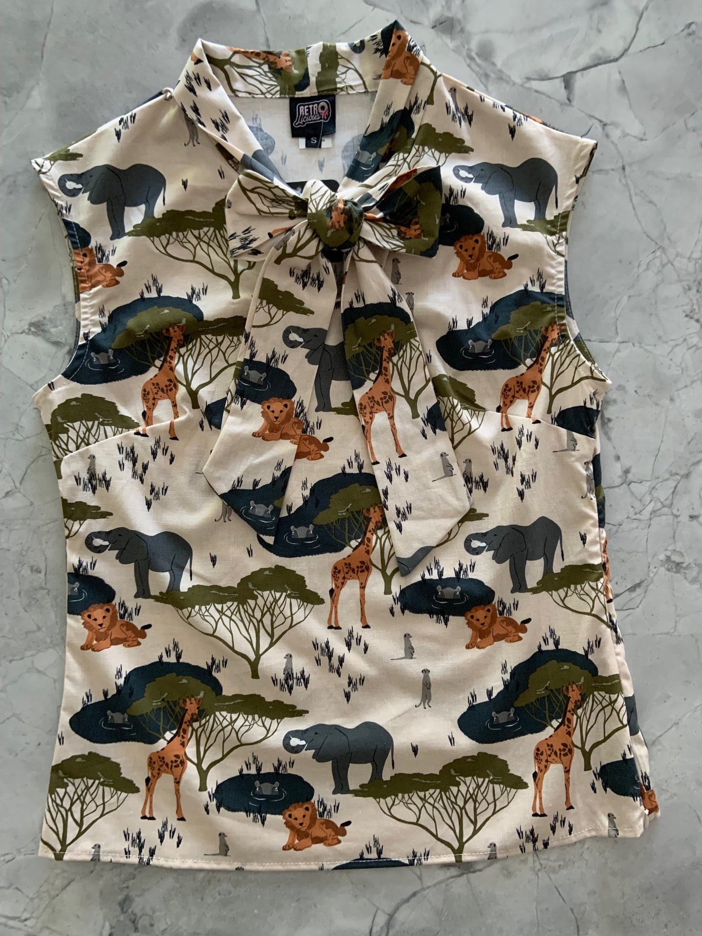 Safari Bow Top - Concordia Style Boutique