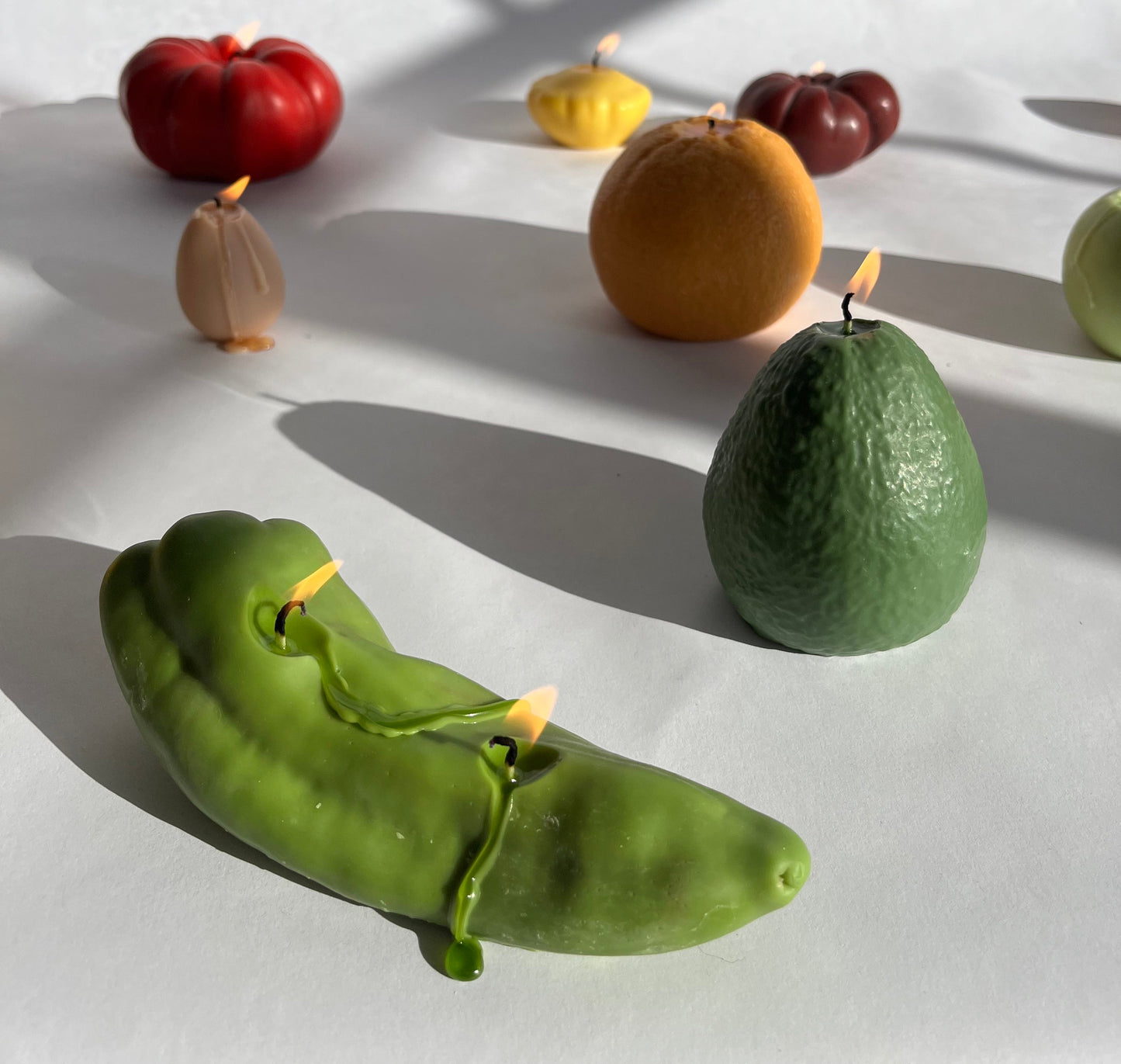 Chili Pepper Candle - Green - Concordia Style Boutique