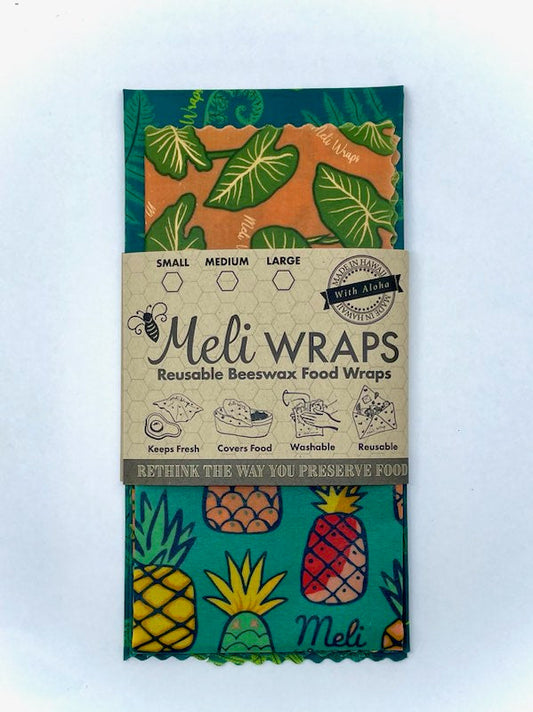 Beeswax Wrap Variety Pack - Hawaiiana Print - Concordia Style Boutique