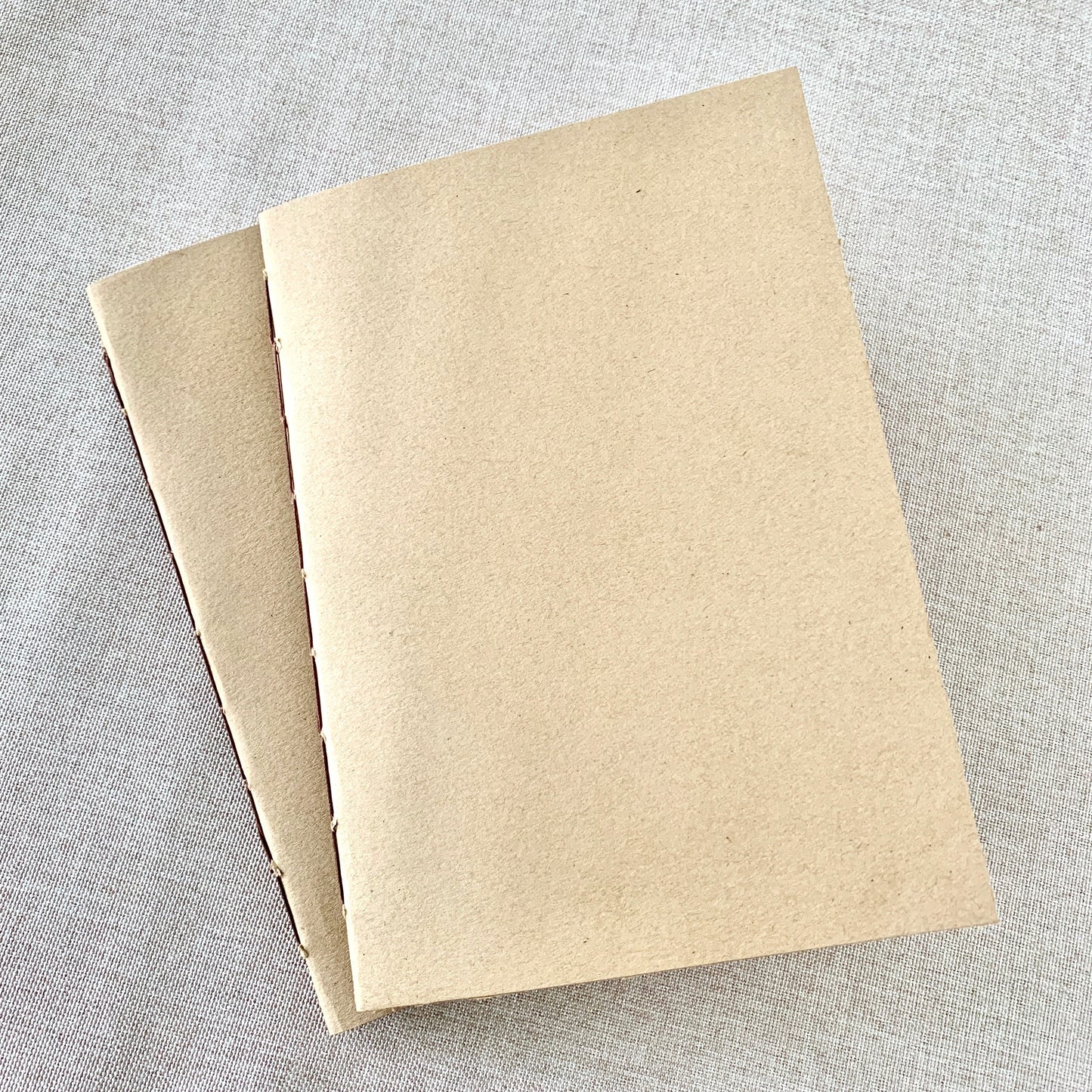 Dot Grid Kraft Travelers Notebook Insert - A6 - Dot Grid - Fountain Pen Friendly Notebook - Hand-Stitched Binding