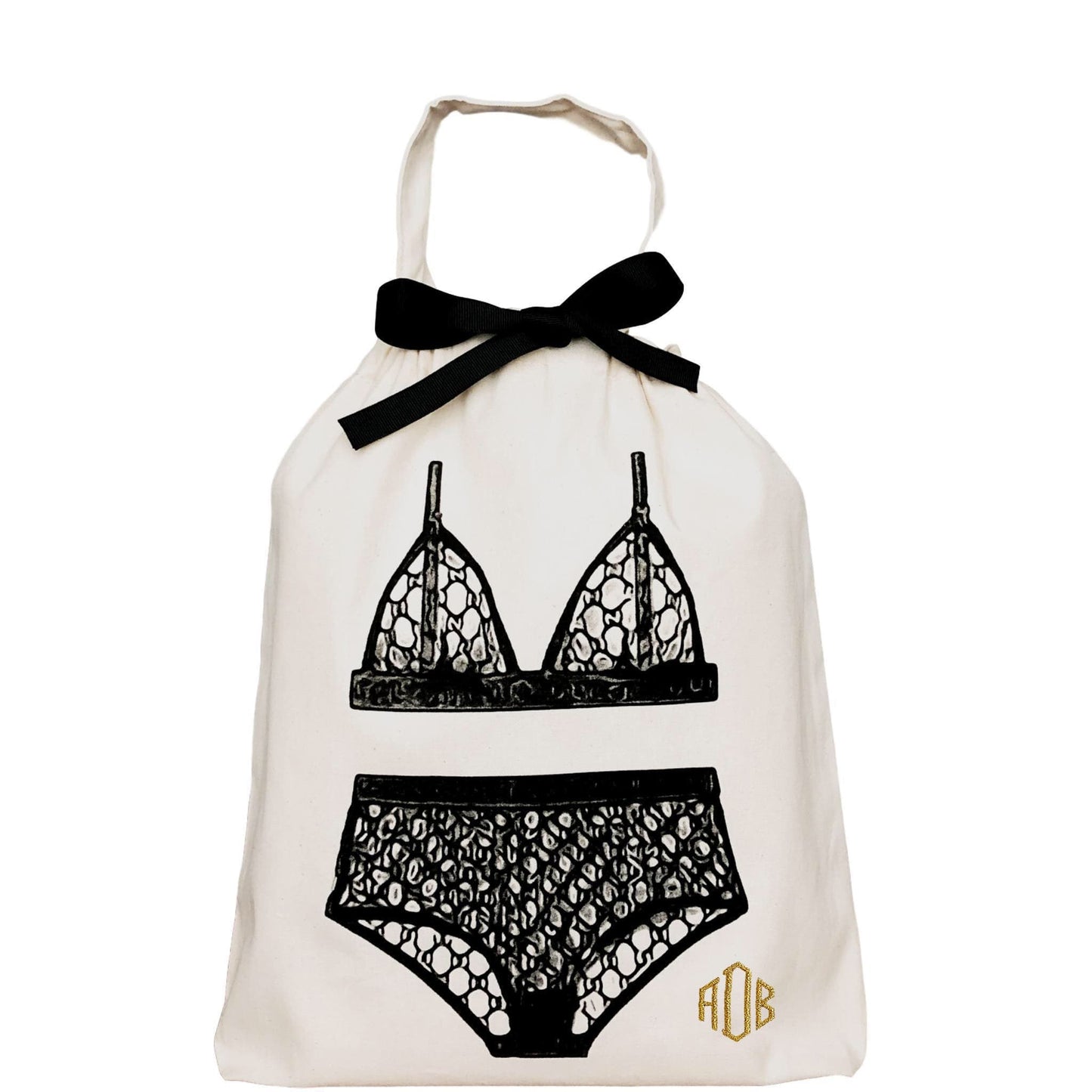 London Lingerie Travel Bag, Cream - Concordia Style Boutique