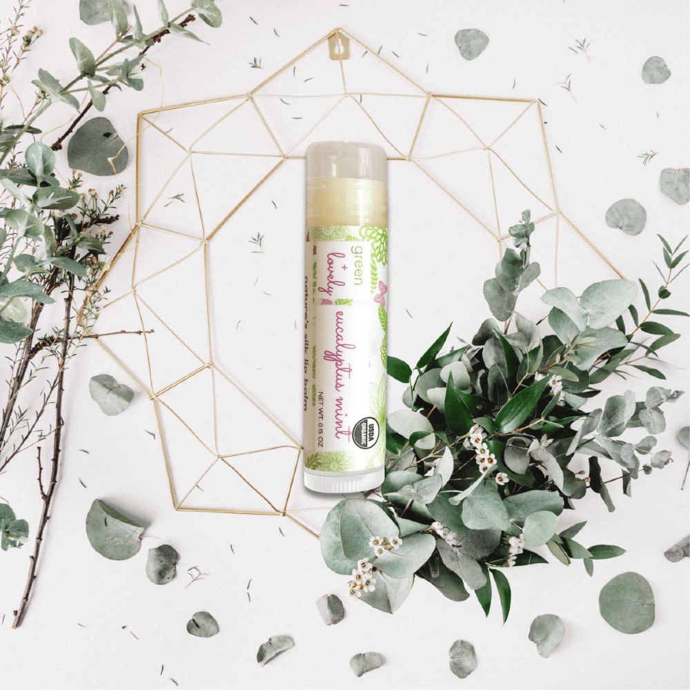 Eucalyptus Mint /// Organic Lip Balm Butter for Intense Moisture - Concordia Style Boutique