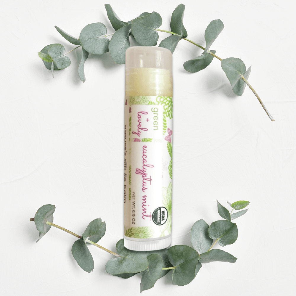 Eucalyptus Mint /// Organic Lip Balm Butter for Intense Moisture - Concordia Style Boutique