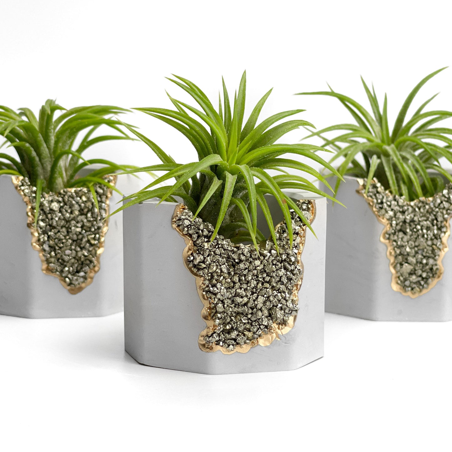 PYRITE GEODE PLANTER - Concordia Style Boutique