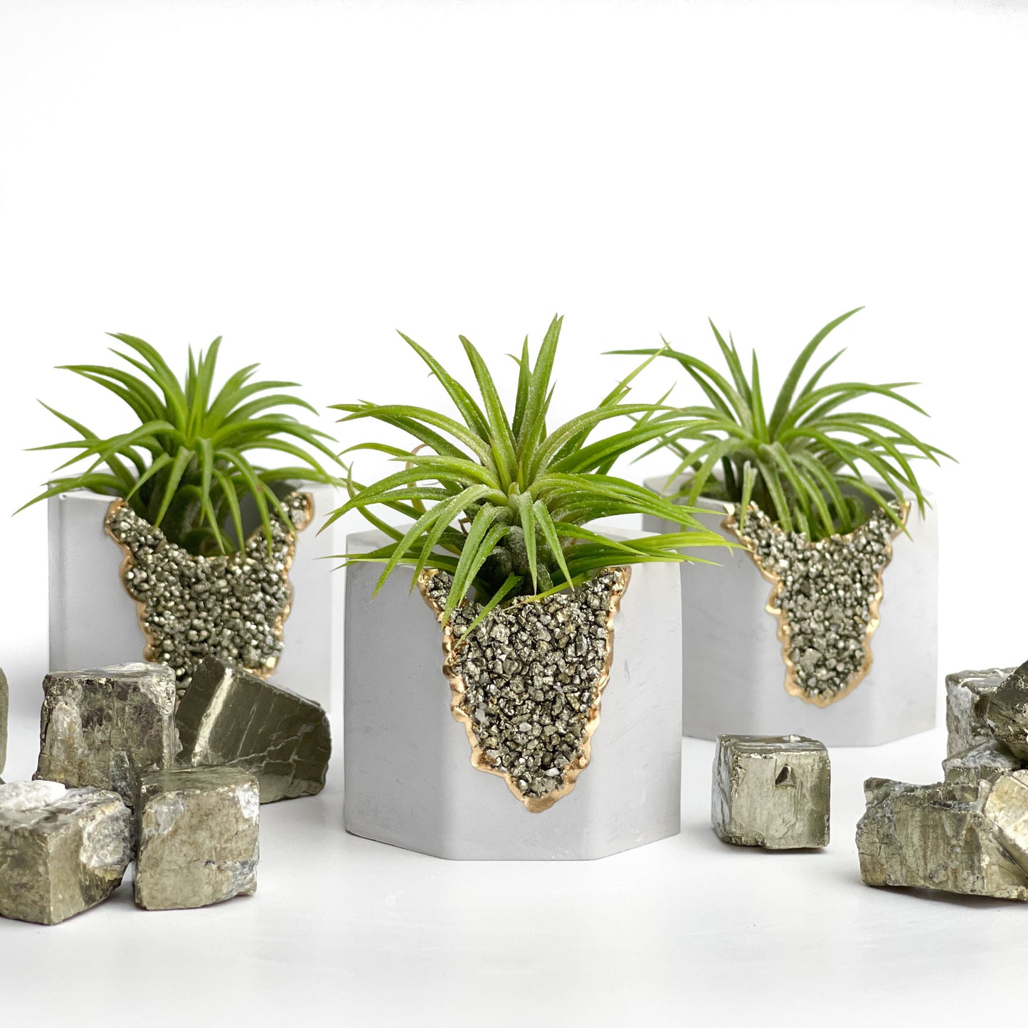 PYRITE GEODE PLANTER - Concordia Style Boutique