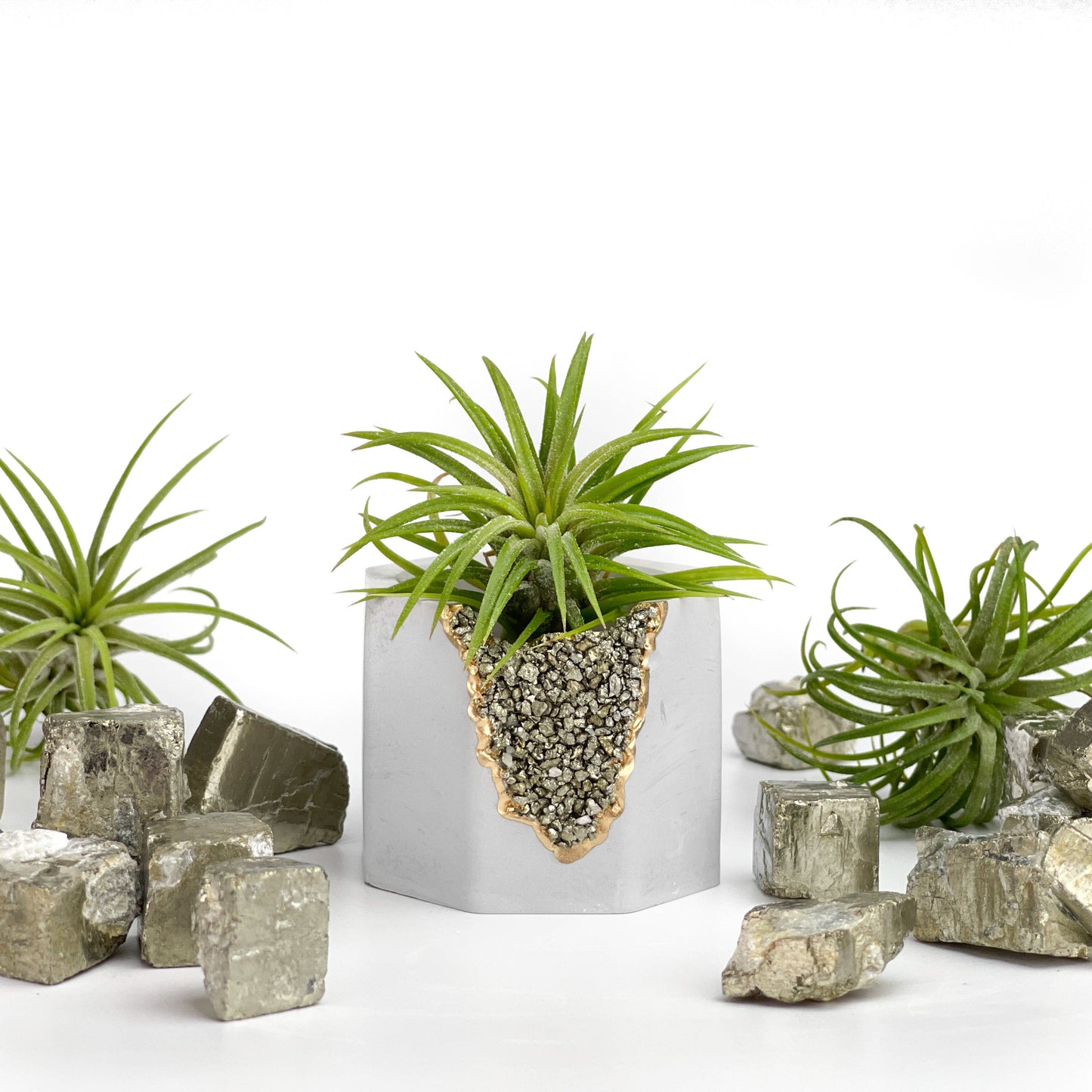 PYRITE GEODE PLANTER - Concordia Style Boutique