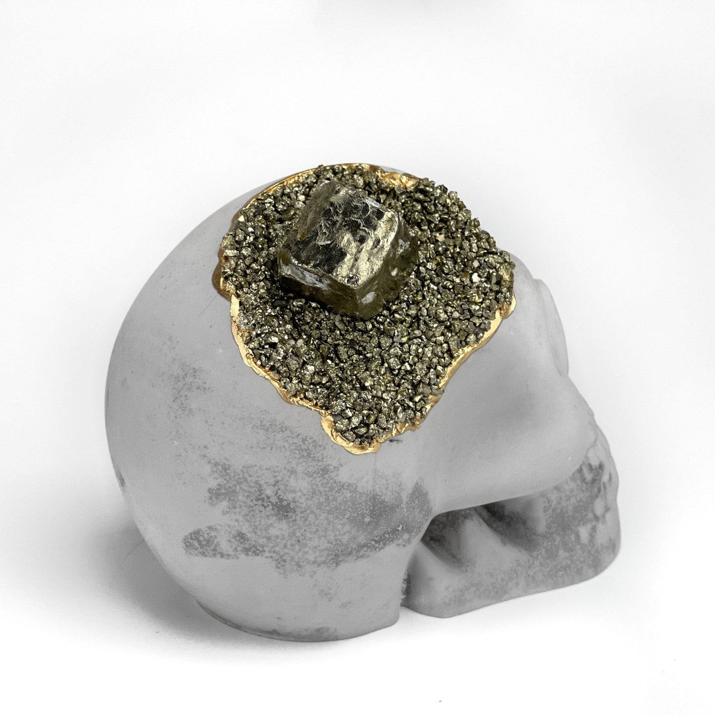 Pyrite Skull Head - Concordia Style Boutique