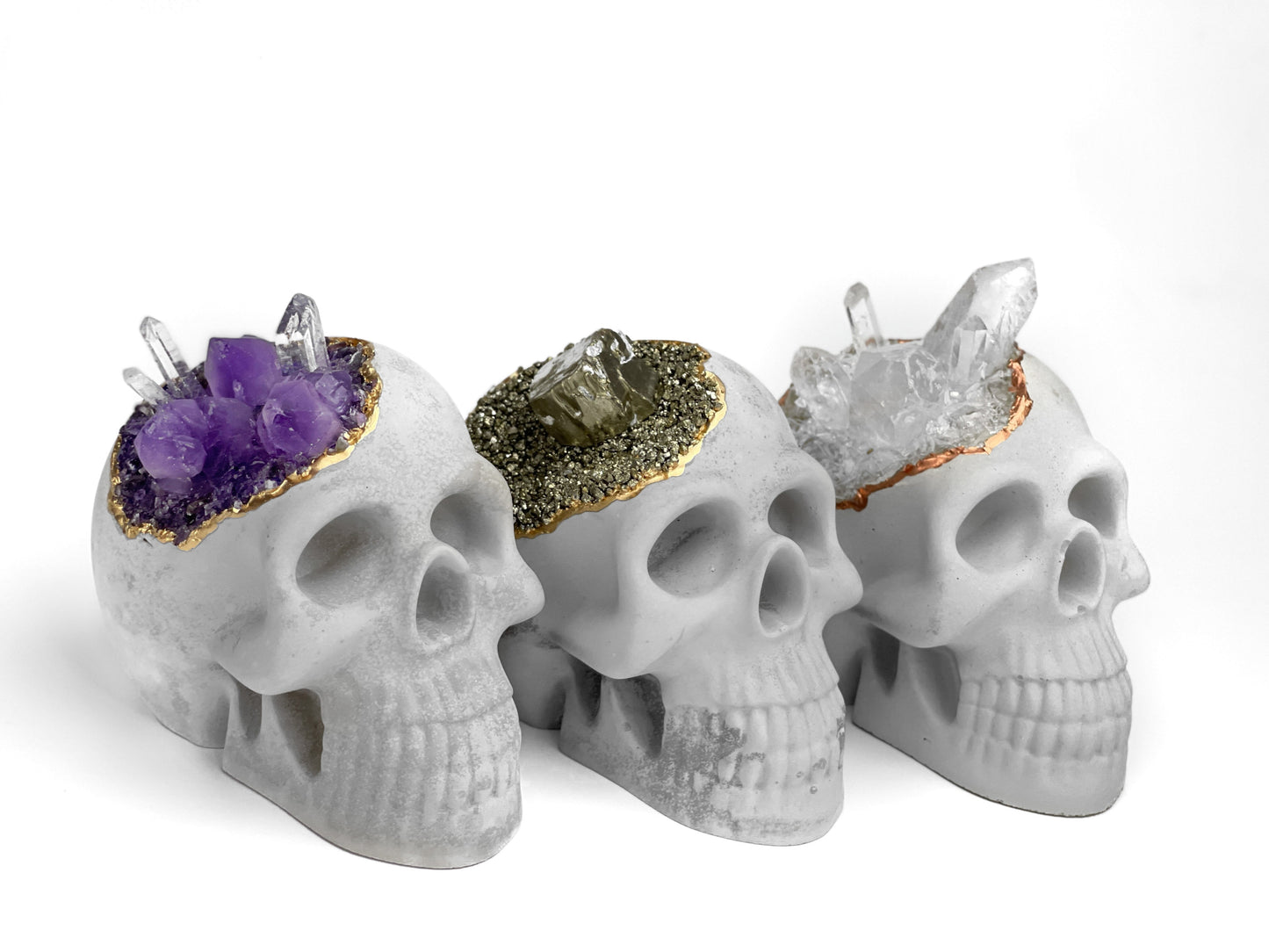 Pyrite Skull Head - Concordia Style Boutique