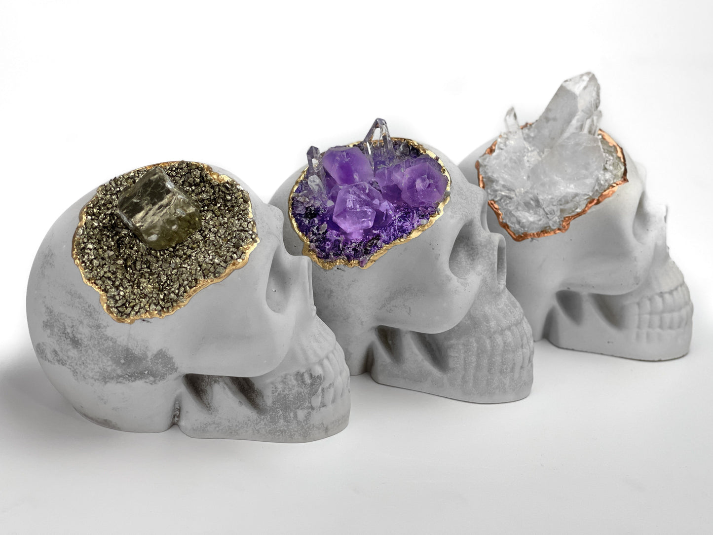 Pyrite Skull Head - Concordia Style Boutique