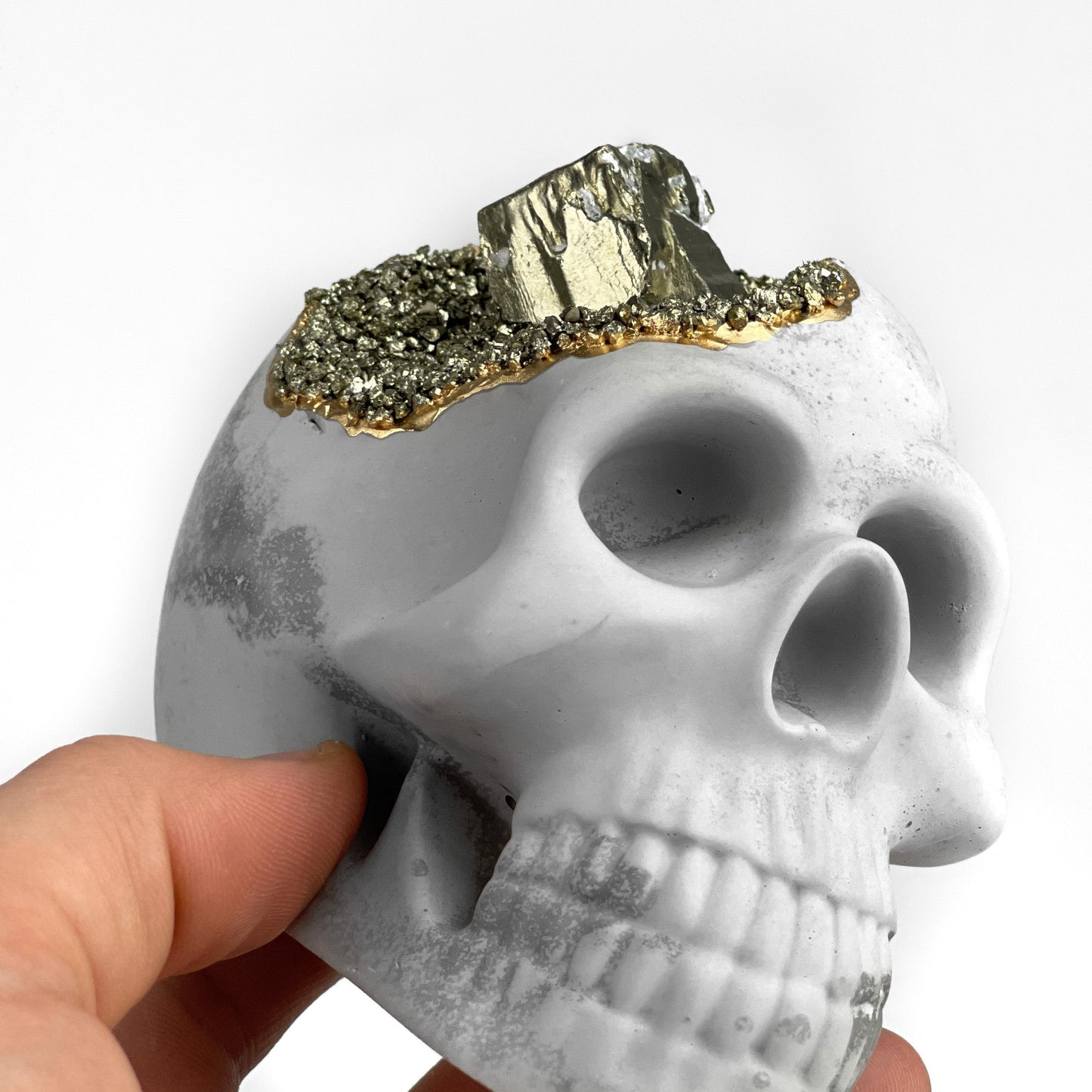 Pyrite Skull Head - Concordia Style Boutique