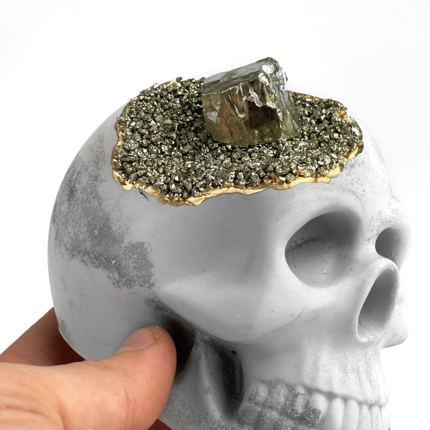 Pyrite Skull Head - Concordia Style Boutique