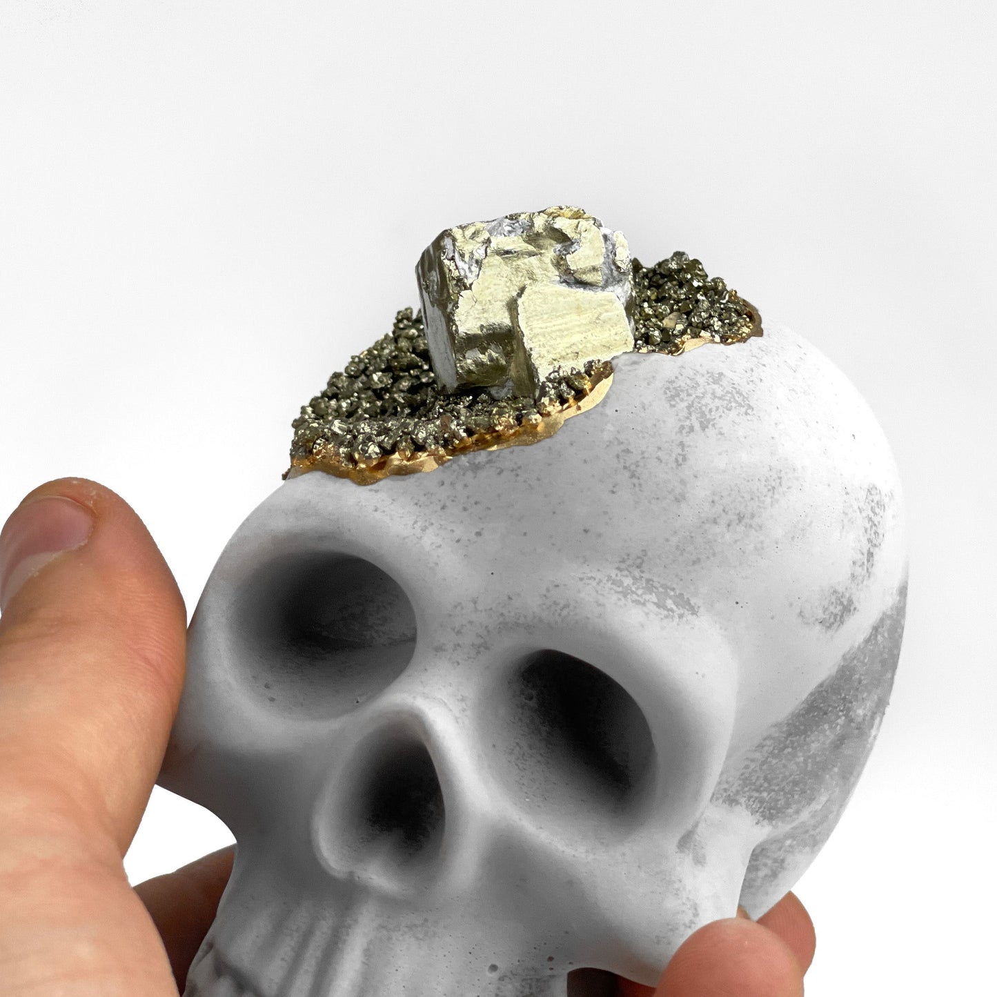 Pyrite Skull Head - Concordia Style Boutique