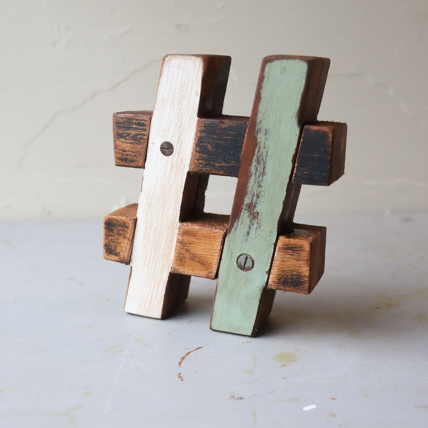 Handmade Wooden Numbers