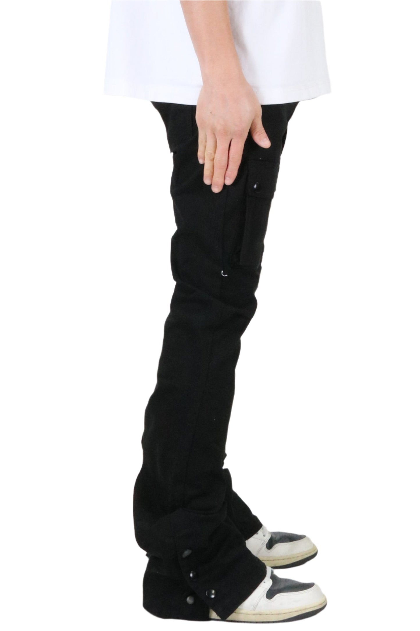 Somber Men's premium flare stacked twill cargo pant with multi functional pockets - Concordia Style Boutique