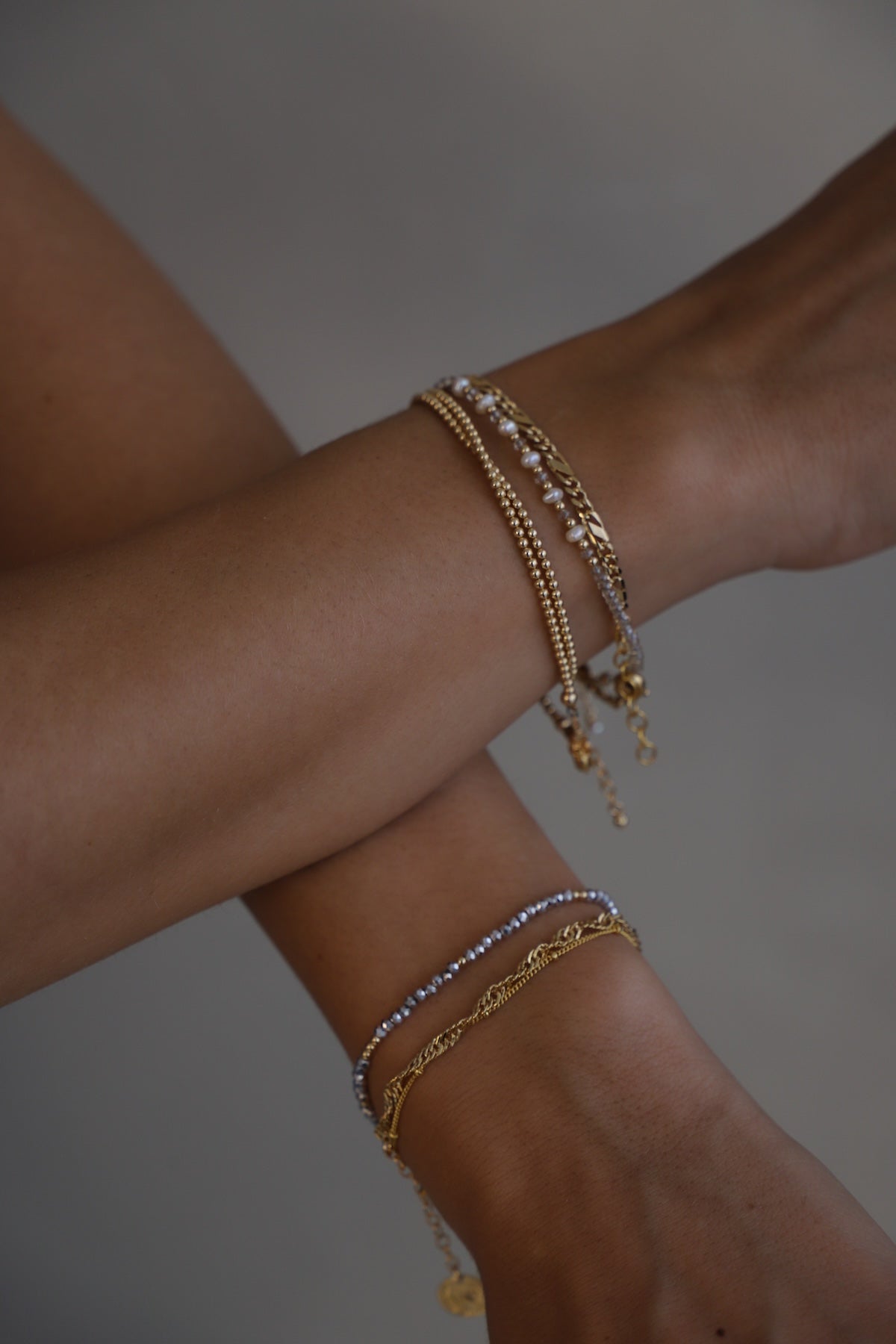 GOLD FILLED DOUBLE WRAP BRACELET - Concordia Style Boutique