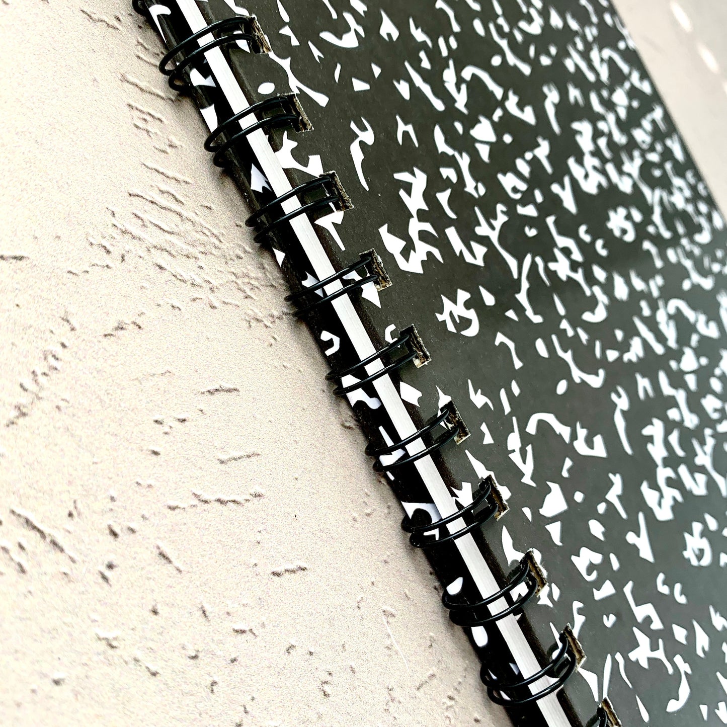 Marble Composition Book - A5 - Composition Lined - Spiral Bound - Handmade Fountain Pen Notebook
