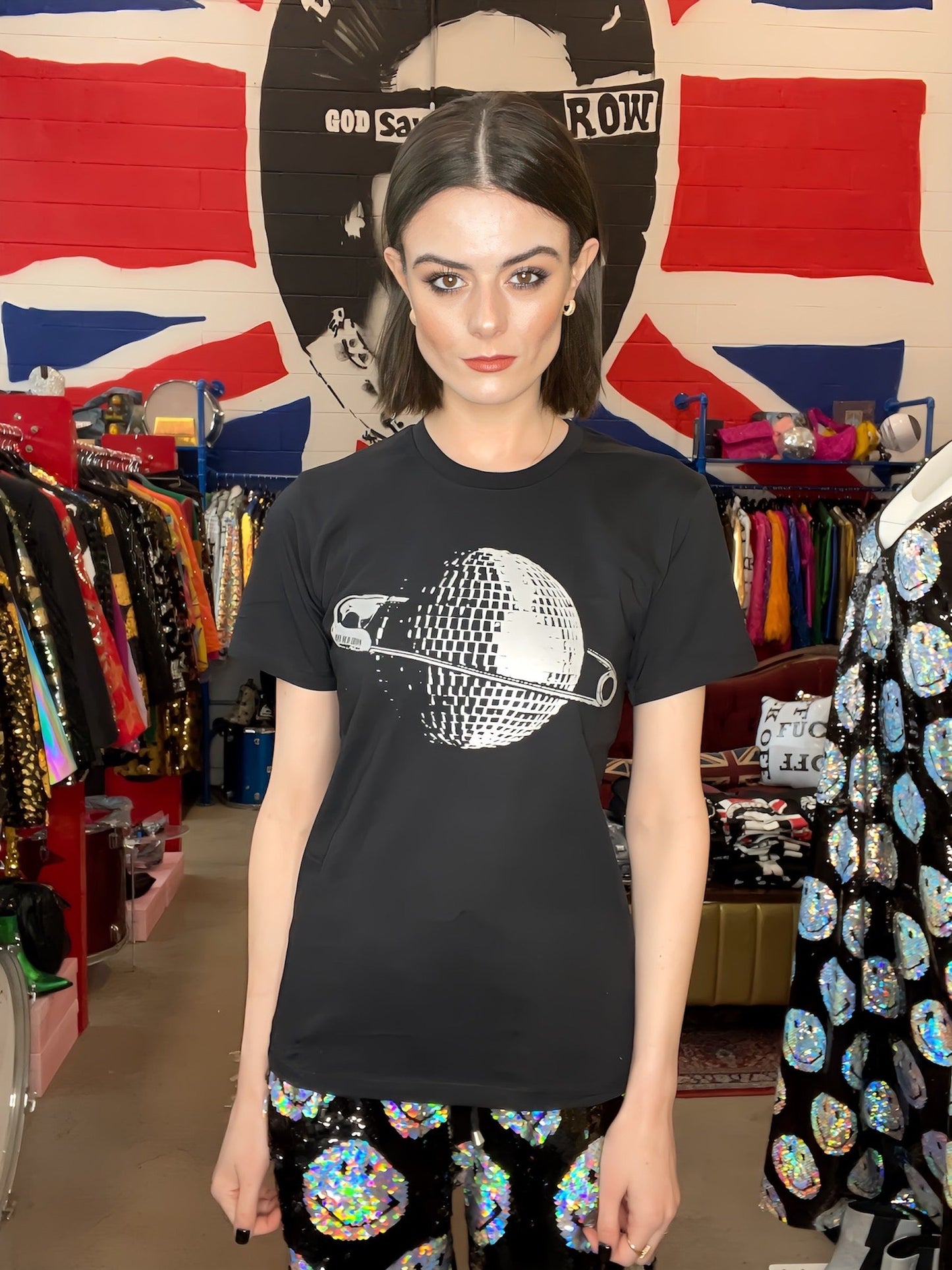 "Any Old Iron" - Disco Planet T-Shirt - Premium Clothing from Any Old Iron - Just $40! Shop now at Concordia Style Boutique