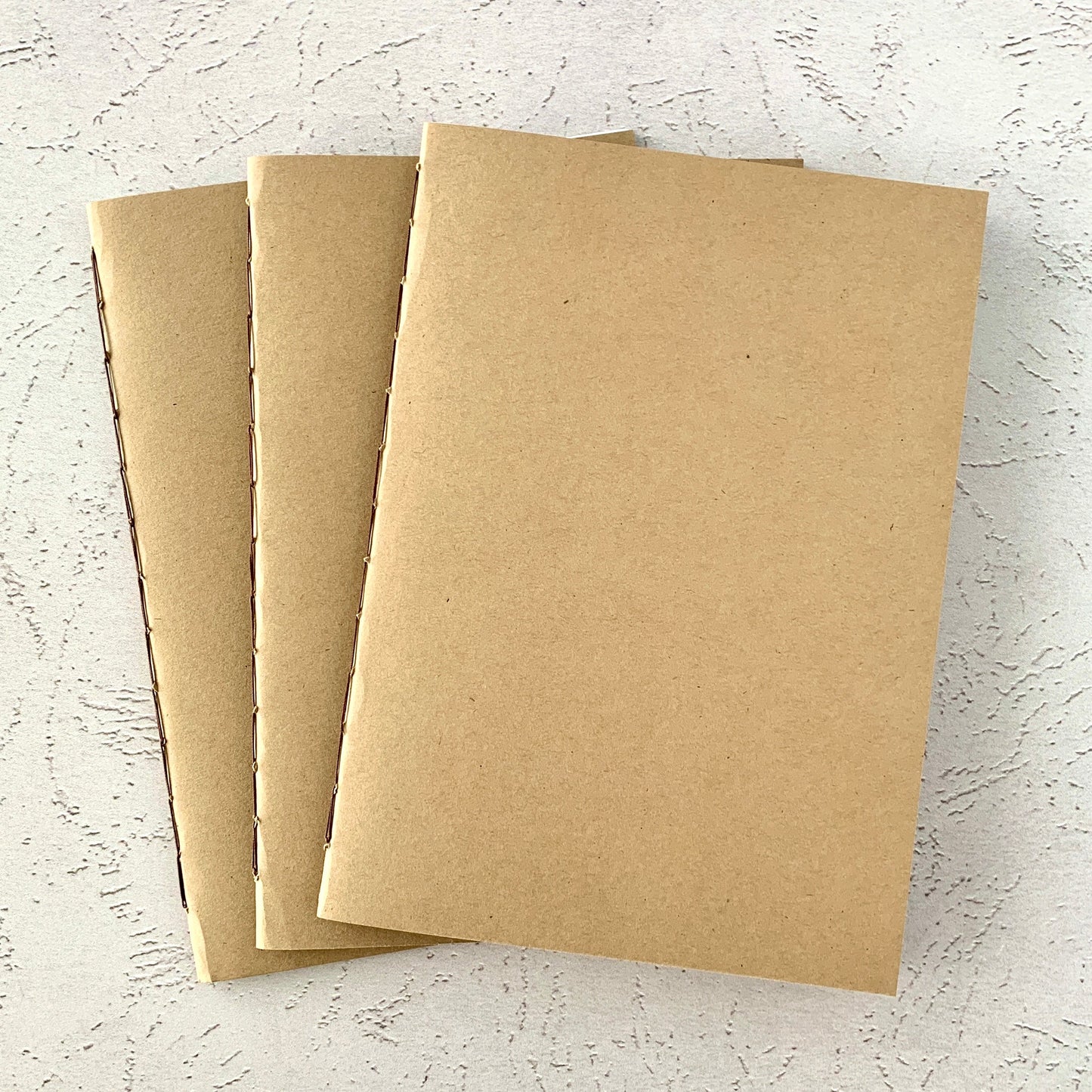 Dot Grid Kraft Travelers Notebook Insert - A5 - Dot Grid - Fountain Pen Friendly Notebook - Hand-Stitched Binding