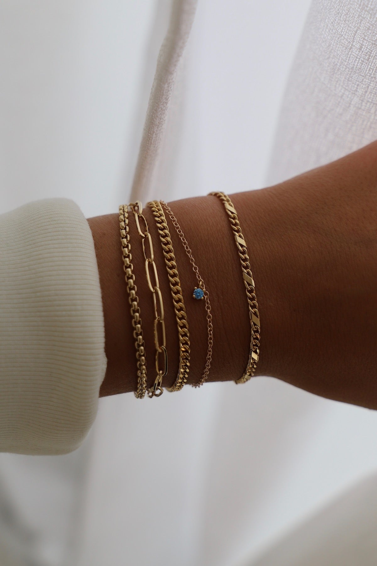 BIRTHSTONE CHARM BRACELET - Concordia Style Boutique