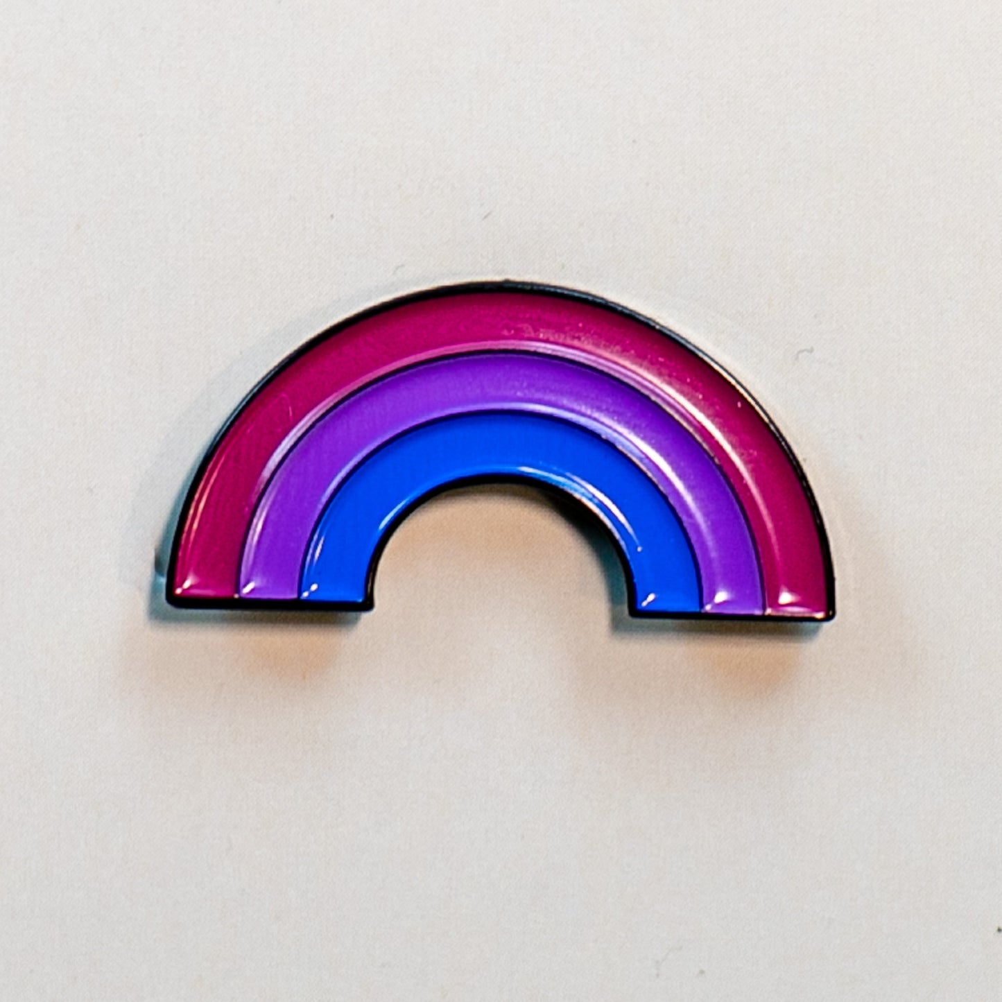 Bisexual Rainbow Enamel Pin