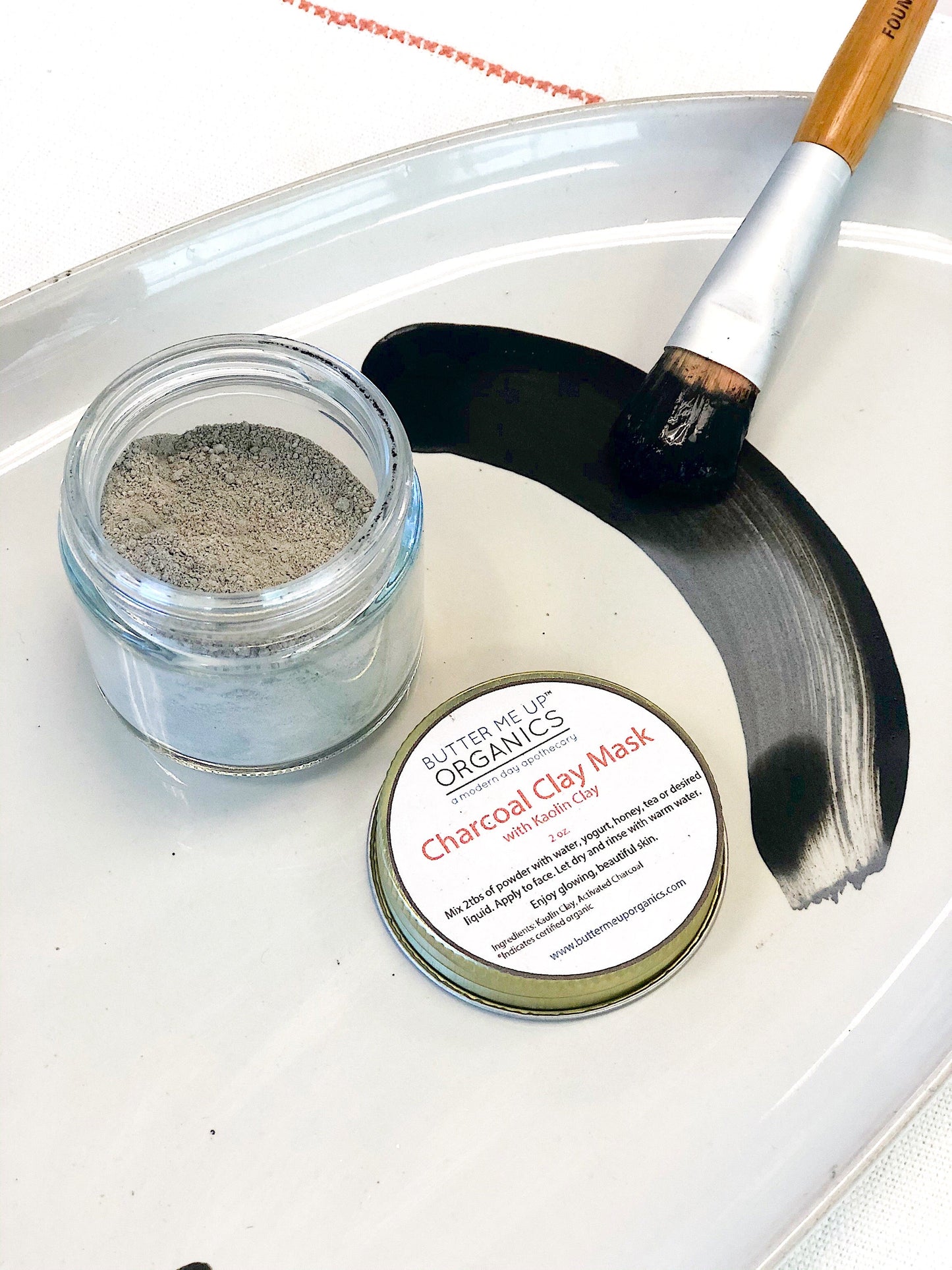 Organic Charcoal Mask / Activated Charcoal Mask - Concordia Style Boutique