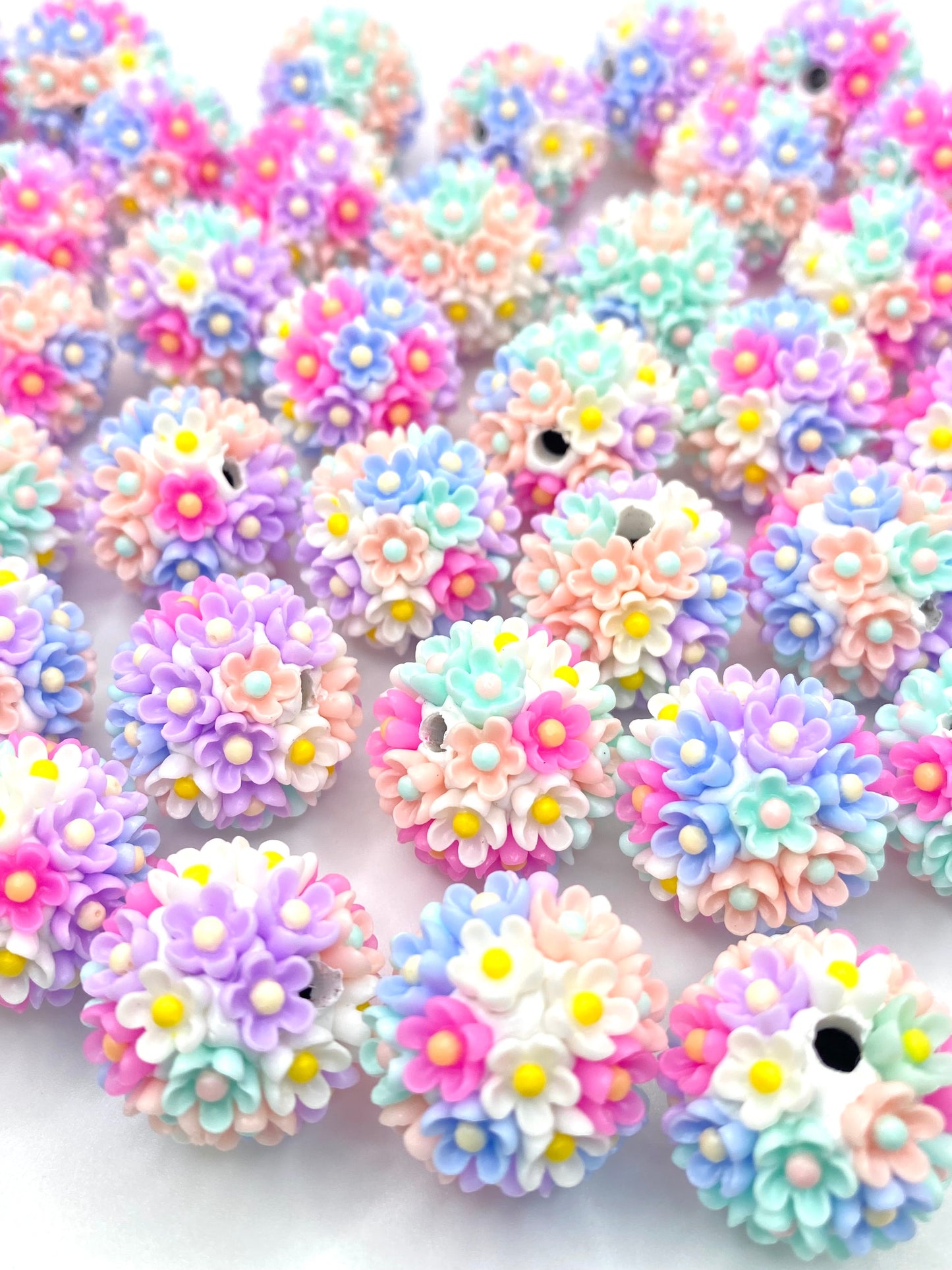 Bloom With Kindness Fancy Acrylic Beads