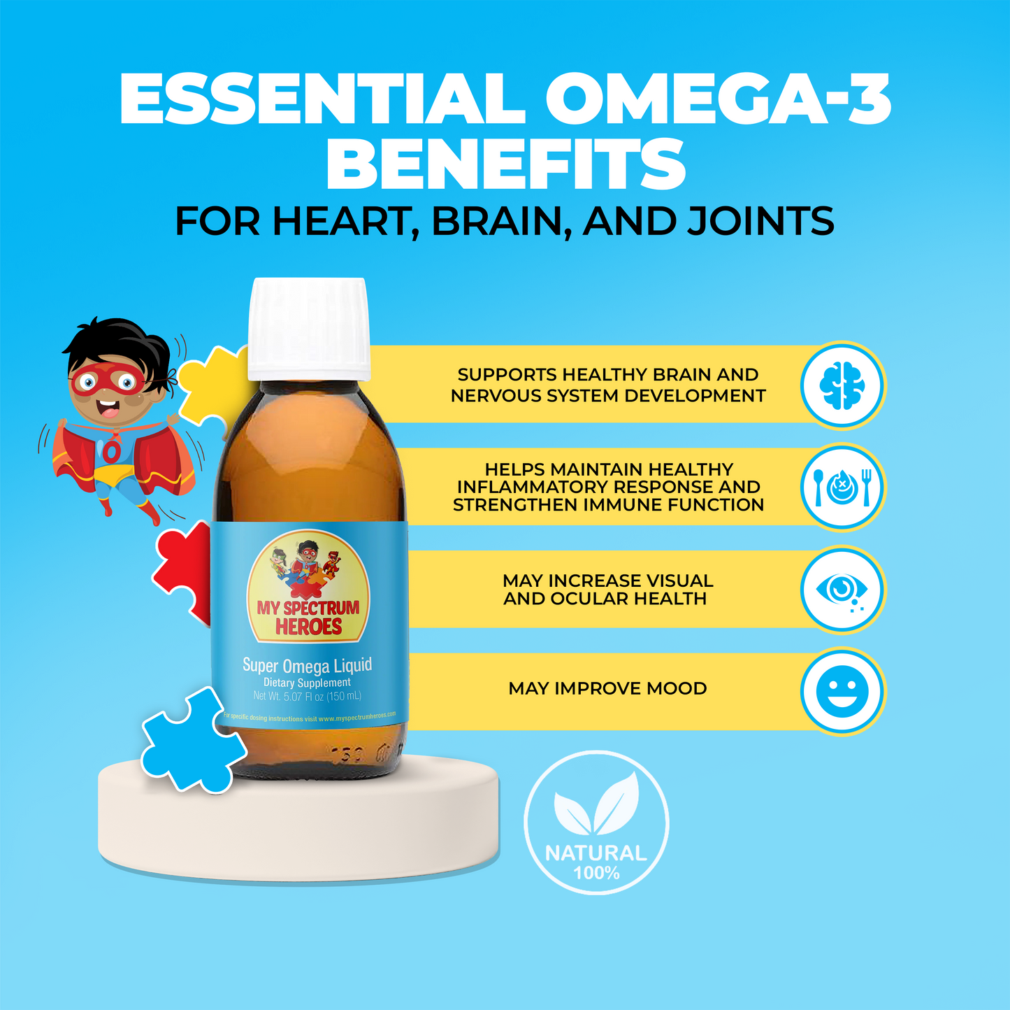 Super Omega Liquid Dietary Supplement - Concordia Style Boutique