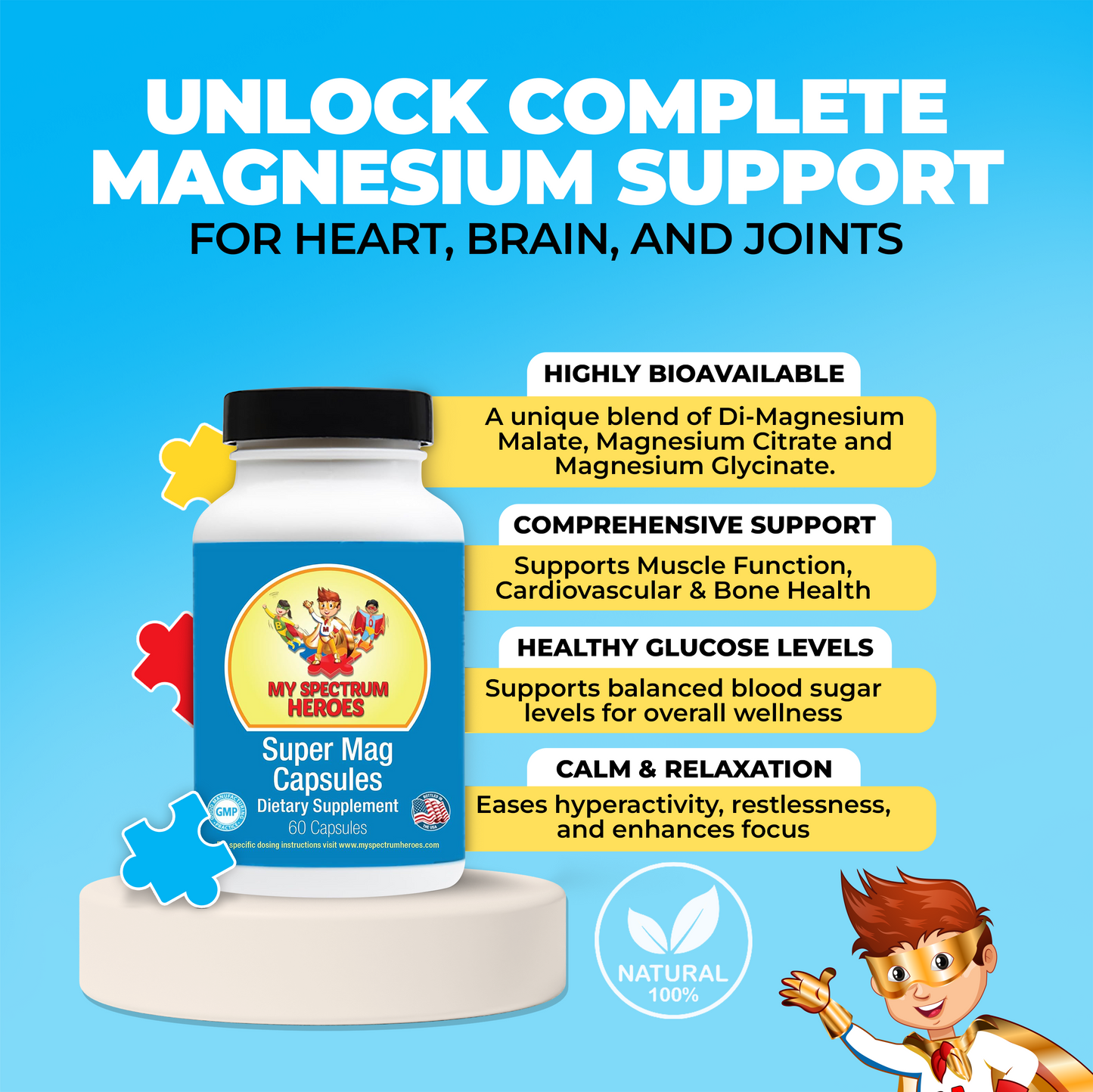 Super Mag Capsules Dietary Supplement - Concordia Style Boutique