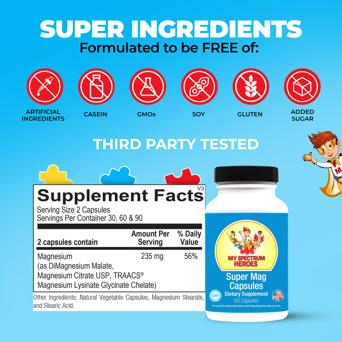 Super Mag Capsules Dietary Supplement - Concordia Style Boutique