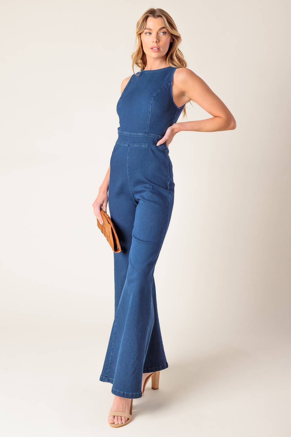 BOOK NOOK MEDIUM INDIGO DENIM JUMPSUIT - Concordia Style Boutique