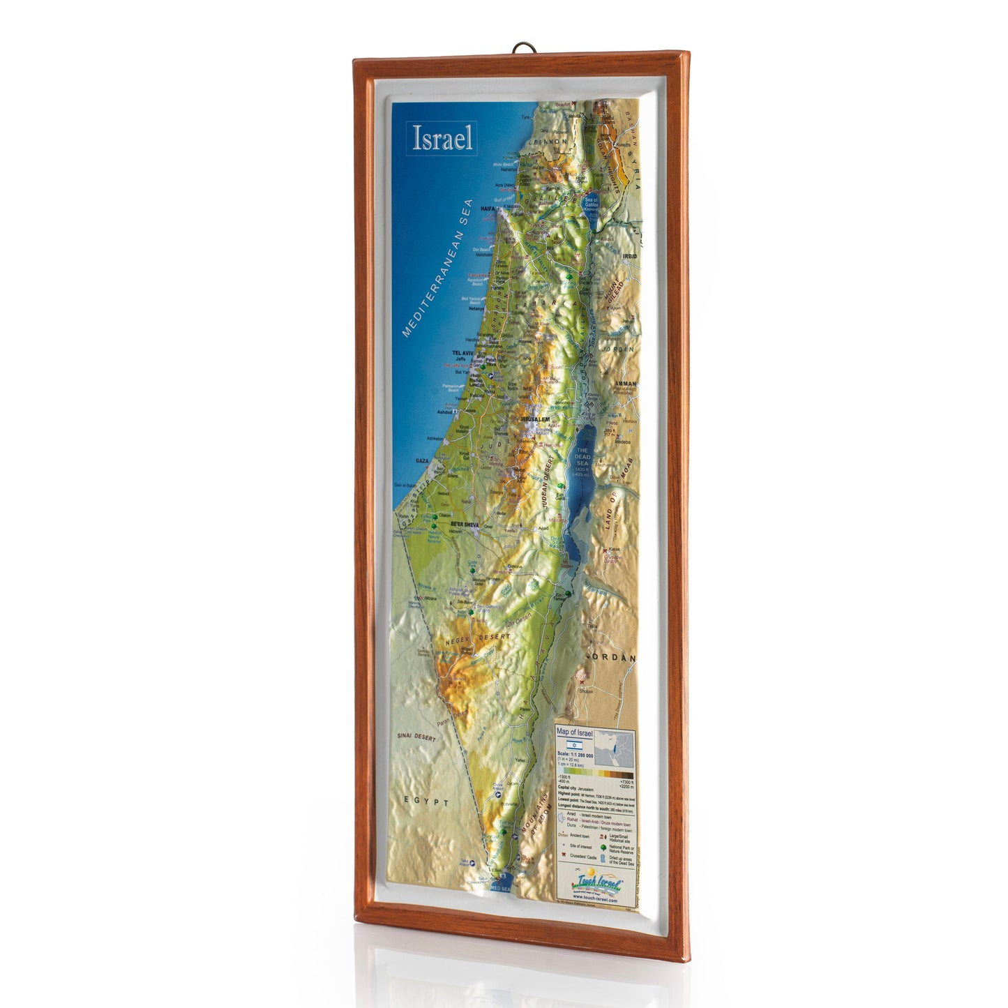 3D Map of Israel
