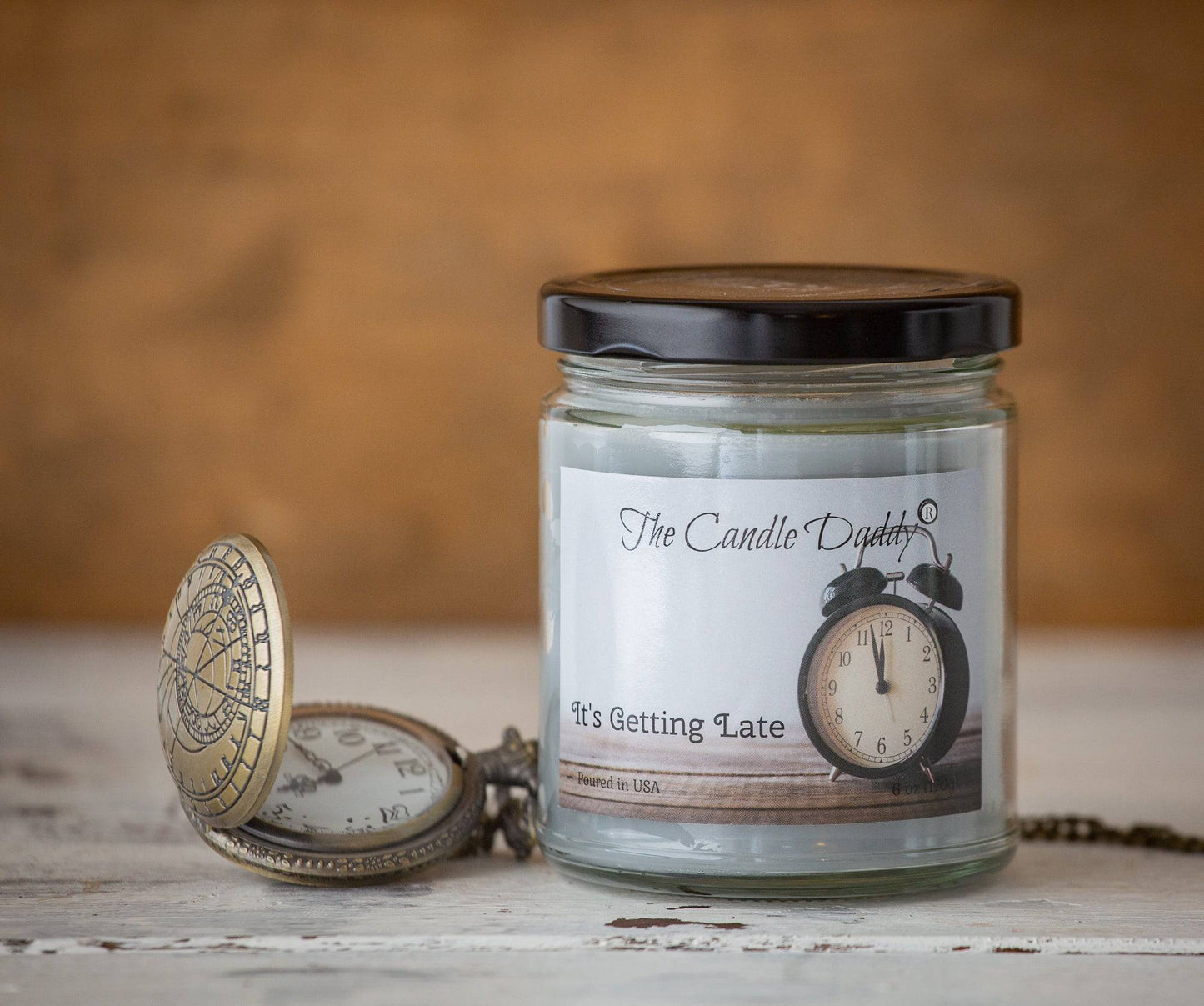 It's Getting Late - Smoky Sunset Scented 6 Ounce Jar Candle- 40 Hour Burn