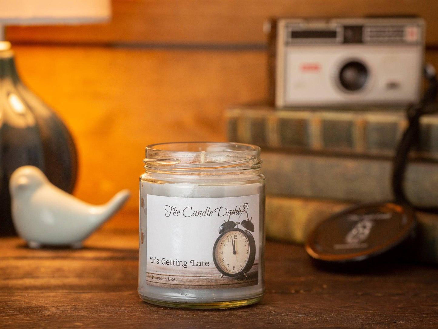It's Getting Late - Smoky Sunset Scented 6 Ounce Jar Candle- 40 Hour Burn