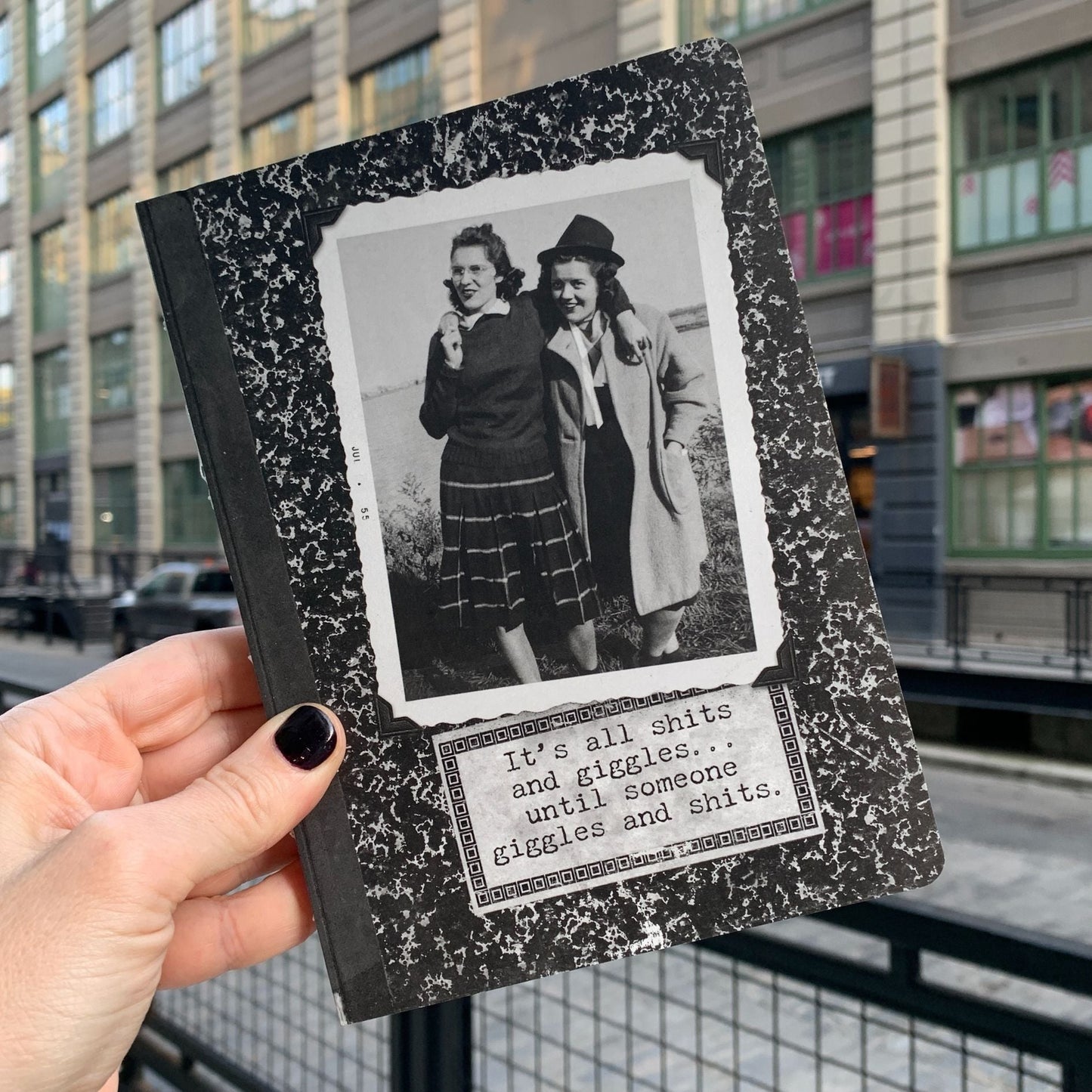 It's All Shits & Giggles Double-Sided Journal | 160 Lined Pages Vintage Notebook - Premium Notebooks & Notepads from The Bullish Store - Just $12.95! Shop now at Concordia Style Boutique