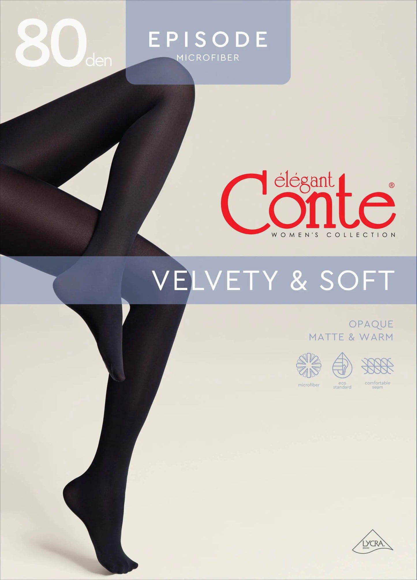 Tights Conte Episode 80 Den - Microfibra Matte Opaque - Concordia Style Boutique